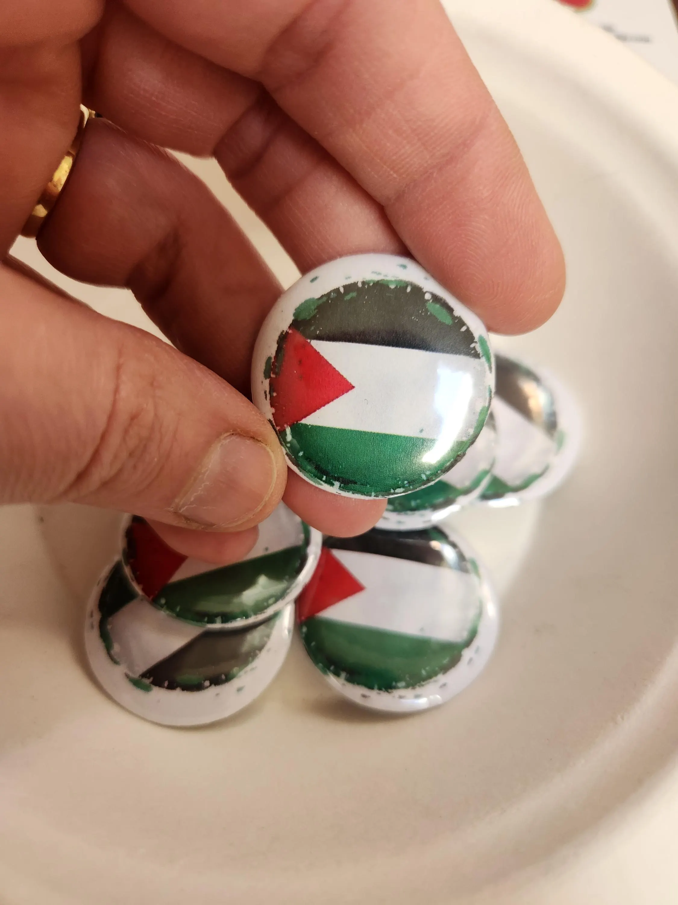 Palestine flag 1.25 pin