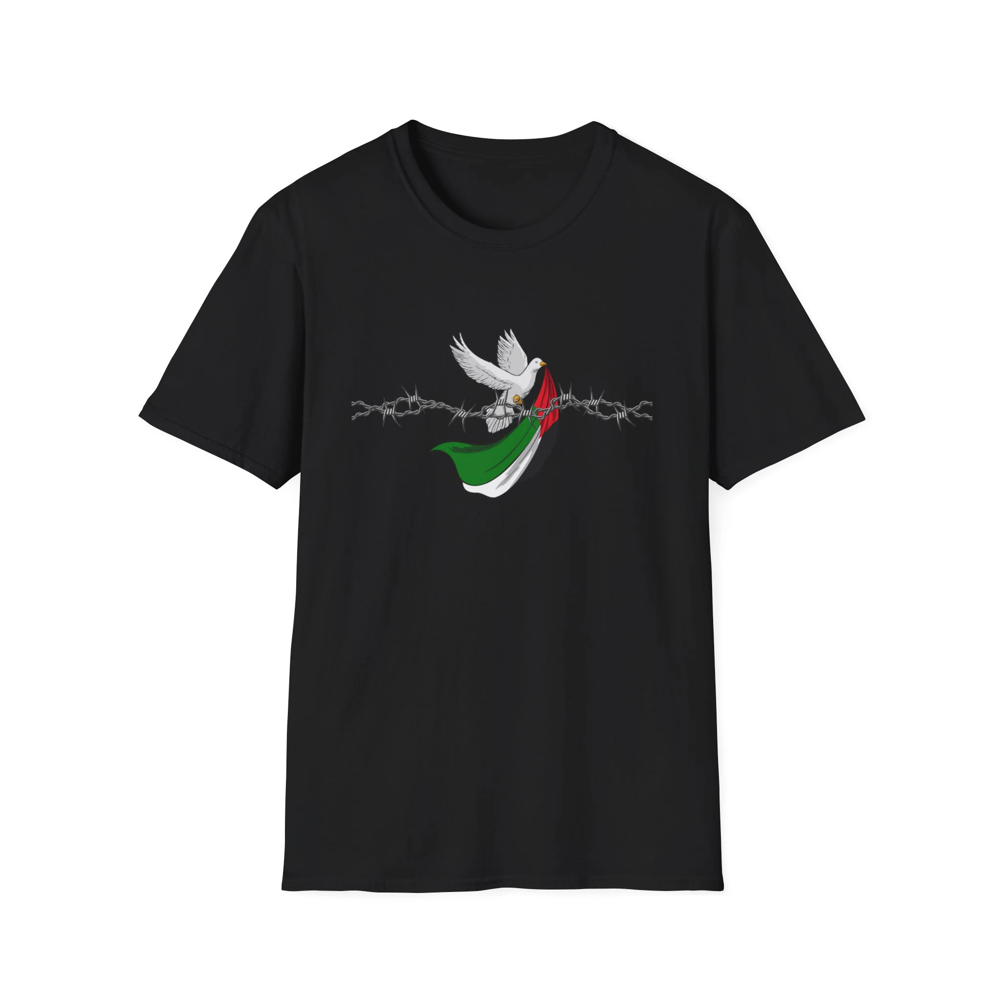 Palestine Dove T-Shirt, Unisex Cotton Tee