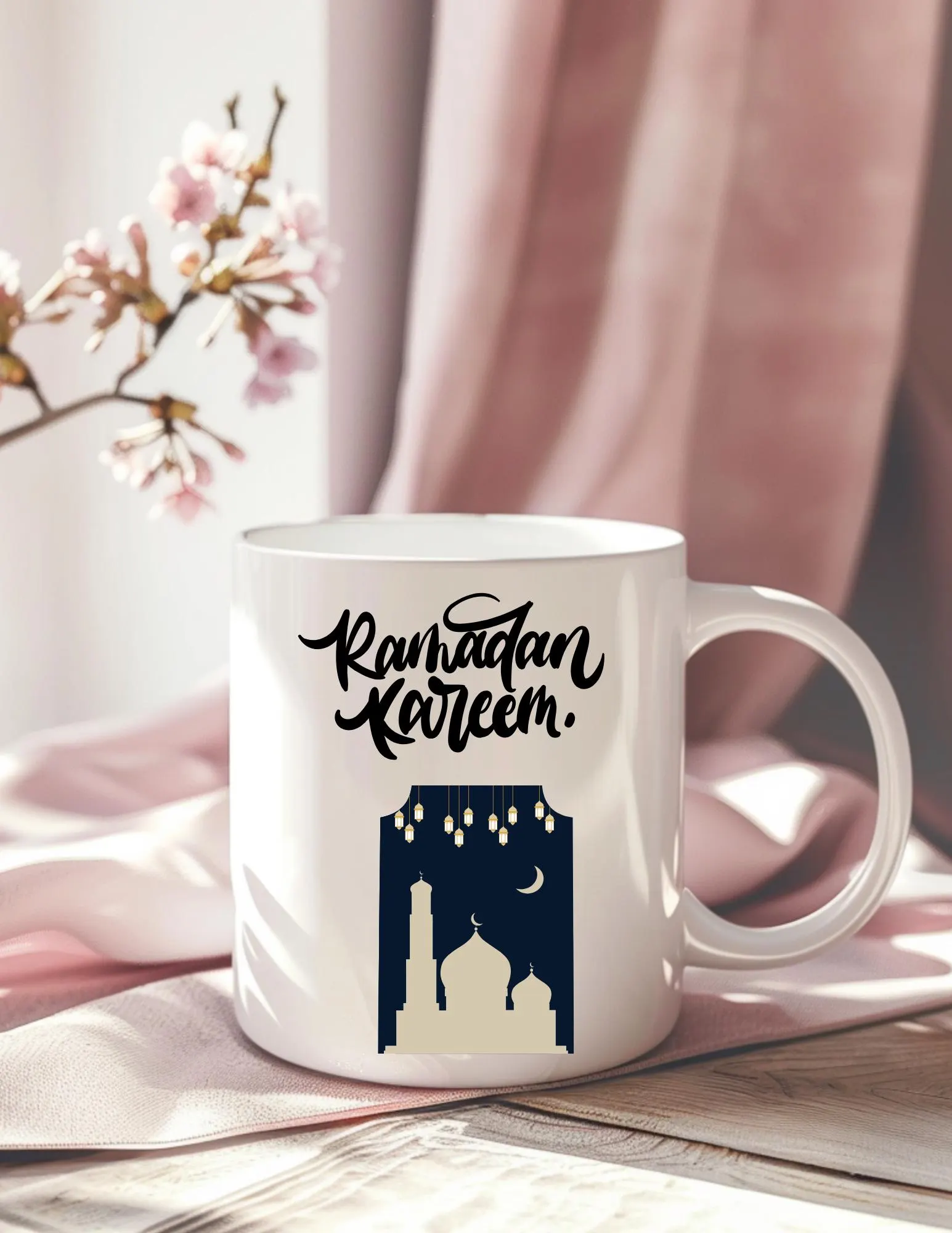 Islamic Ramadan mug, Arabic mug, Ramadan kareem cup, Iftar Ramadan mug. - image 2