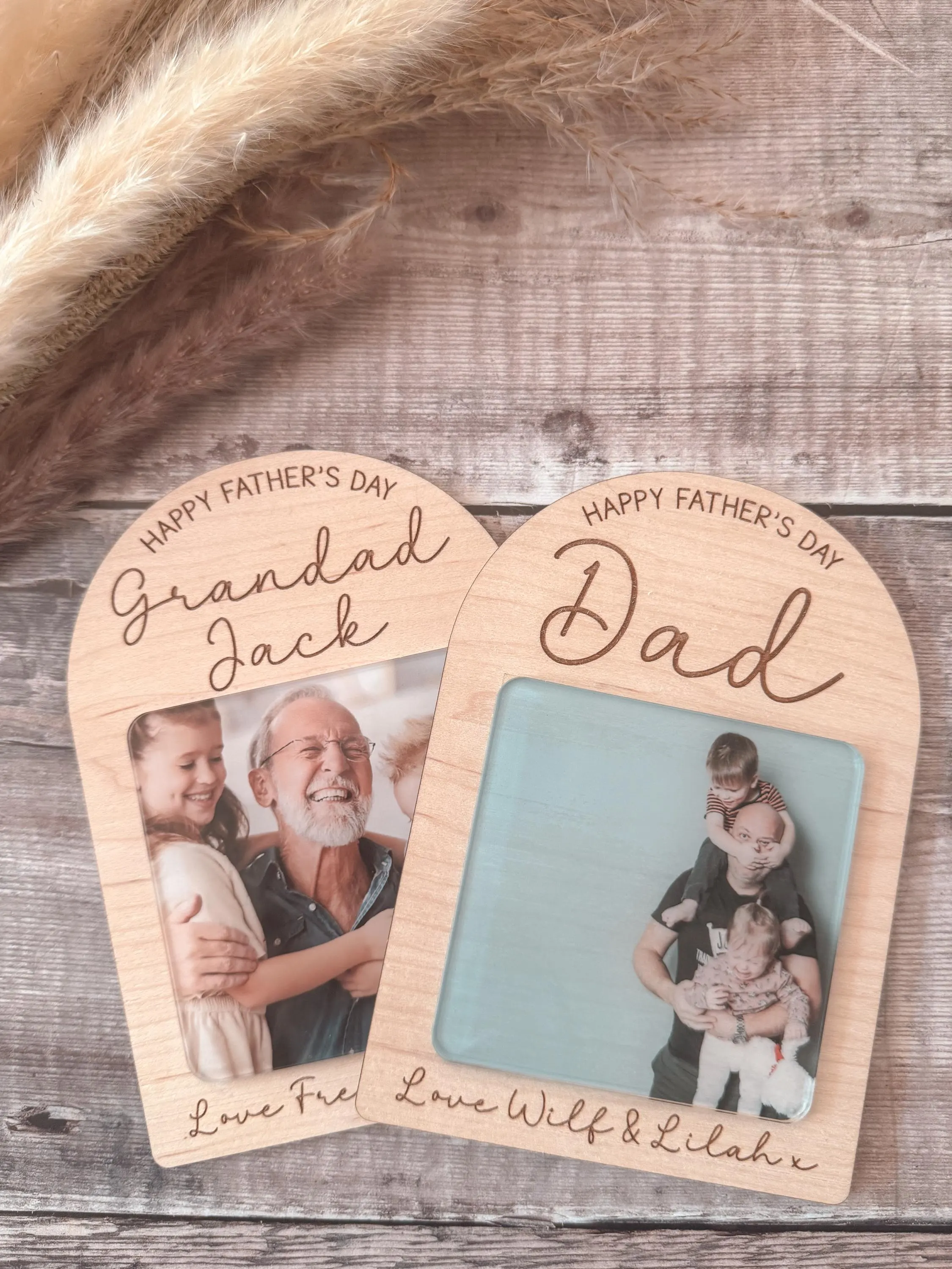 Personalised Happy Fathers Day Daddy Grandad Photo Gift