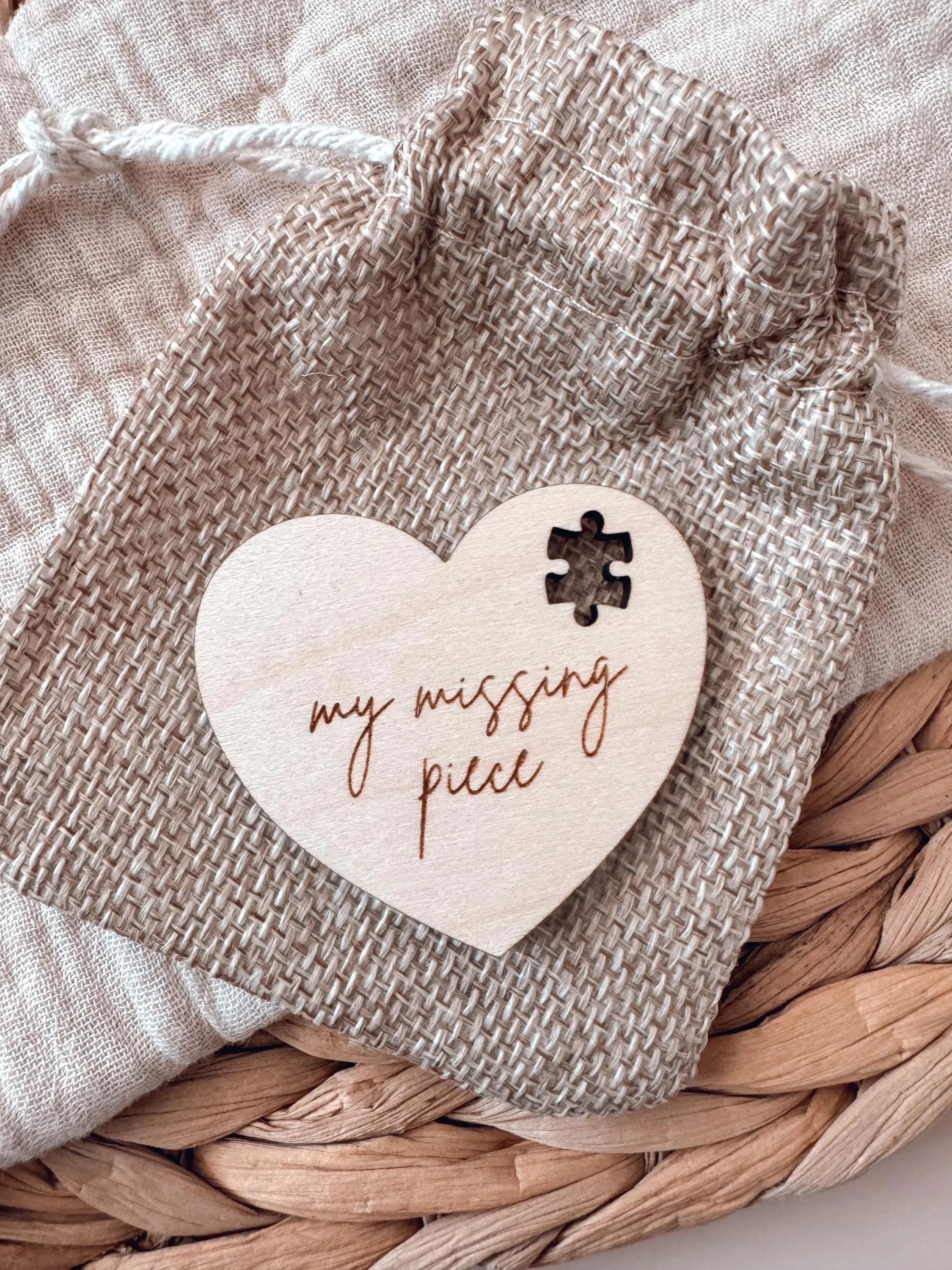 My Missing Piece Romantic Valentines Love Gift Keepsake For Him Her