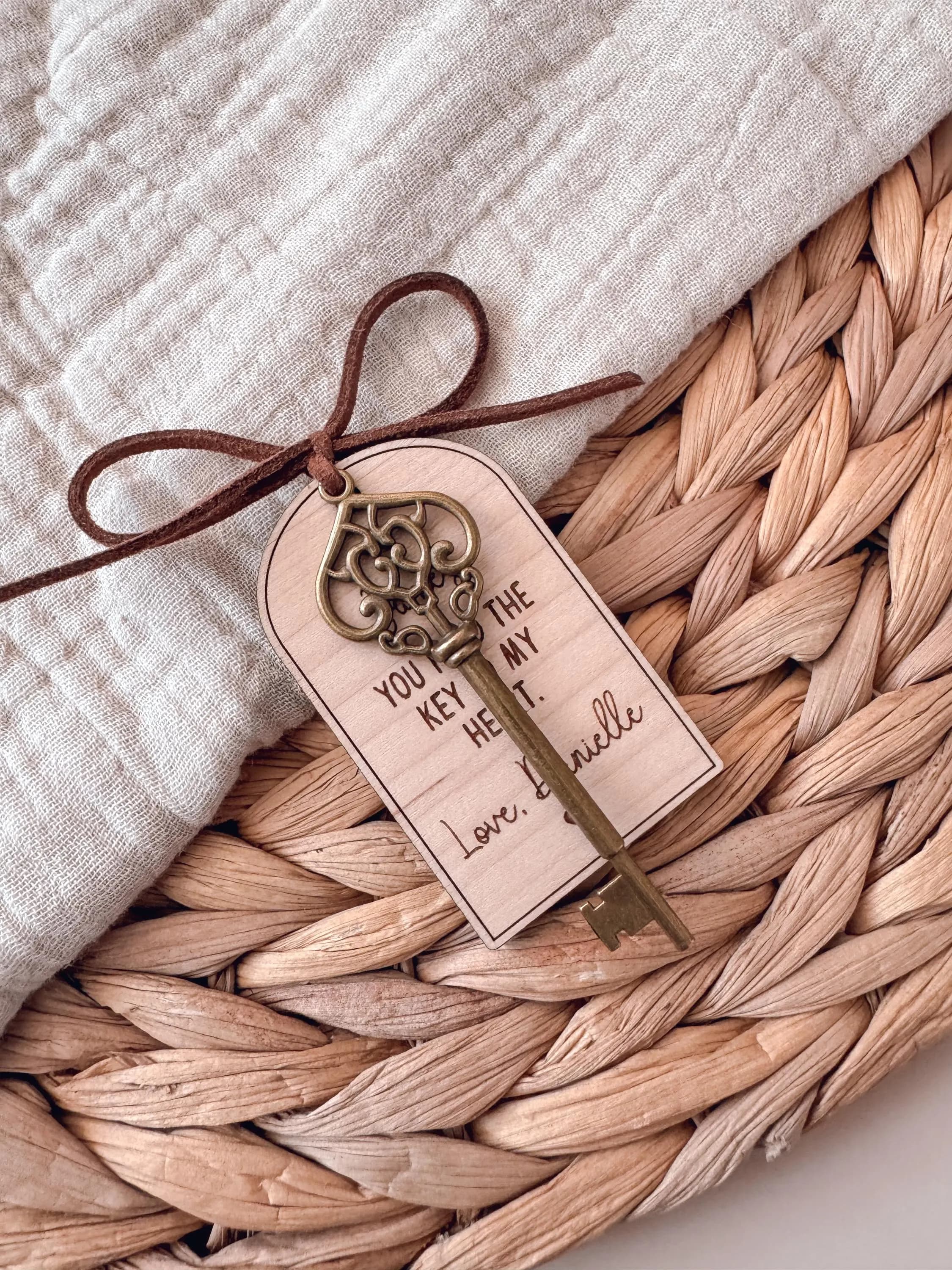 Personalised You Hold The Key To My Heart Romantic Valentines Love Gift Keepsake For Him Her - image 3