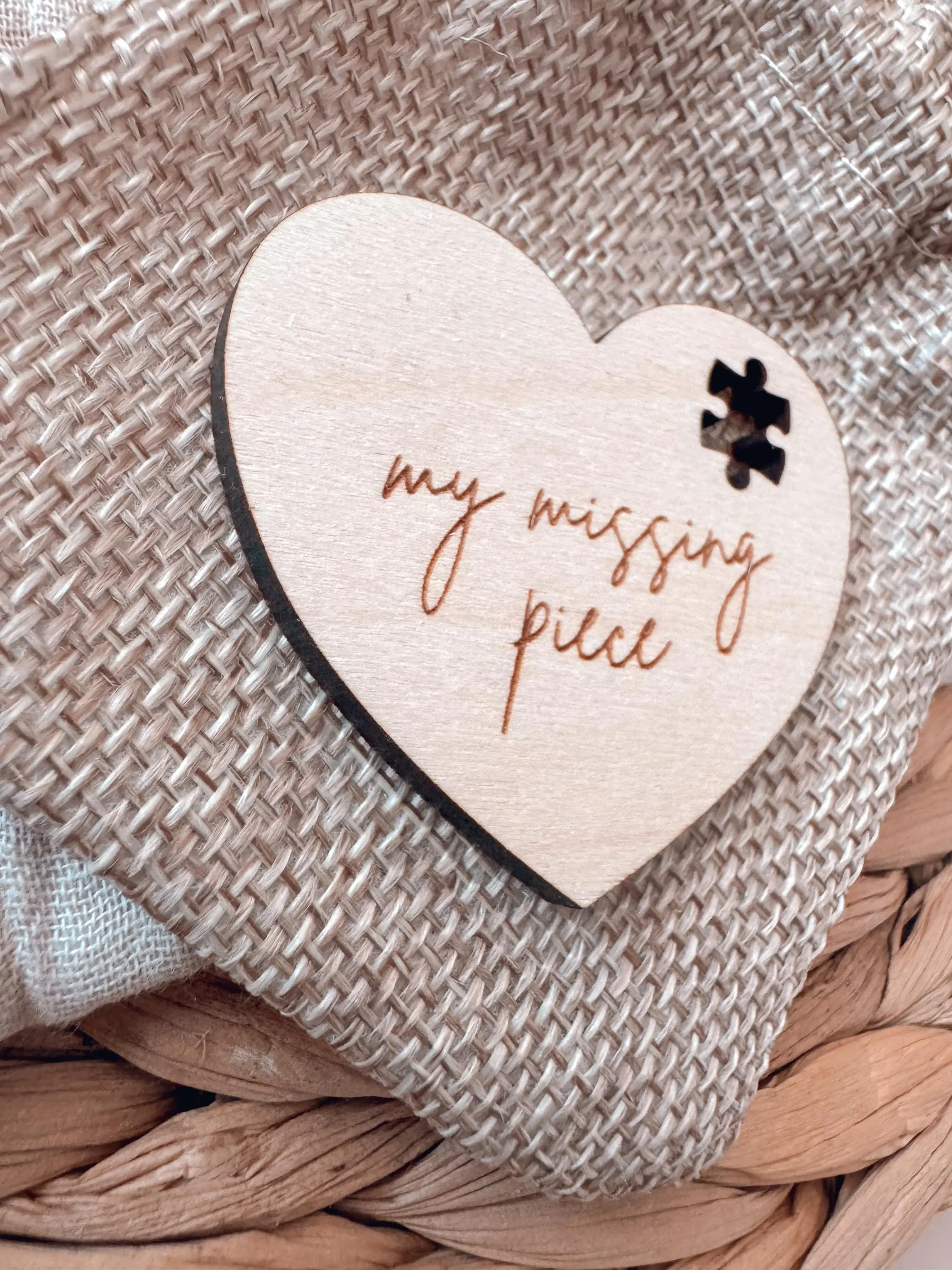 My Missing Piece Romantic Valentines Love Gift Keepsake For Him Her - image 3