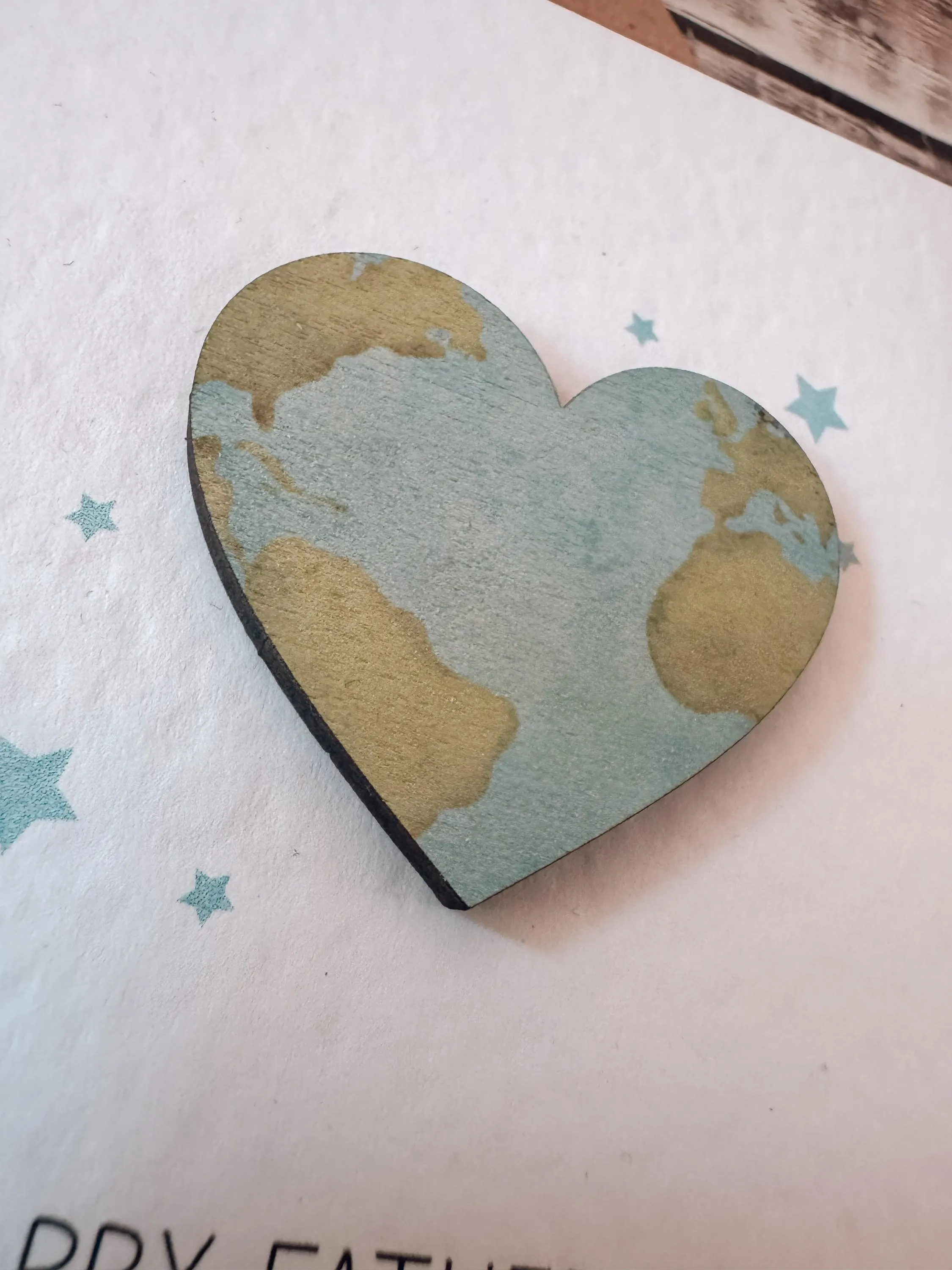 You Mean The World To Me - Cute Romantic Valentines Card for Him Her - image 4