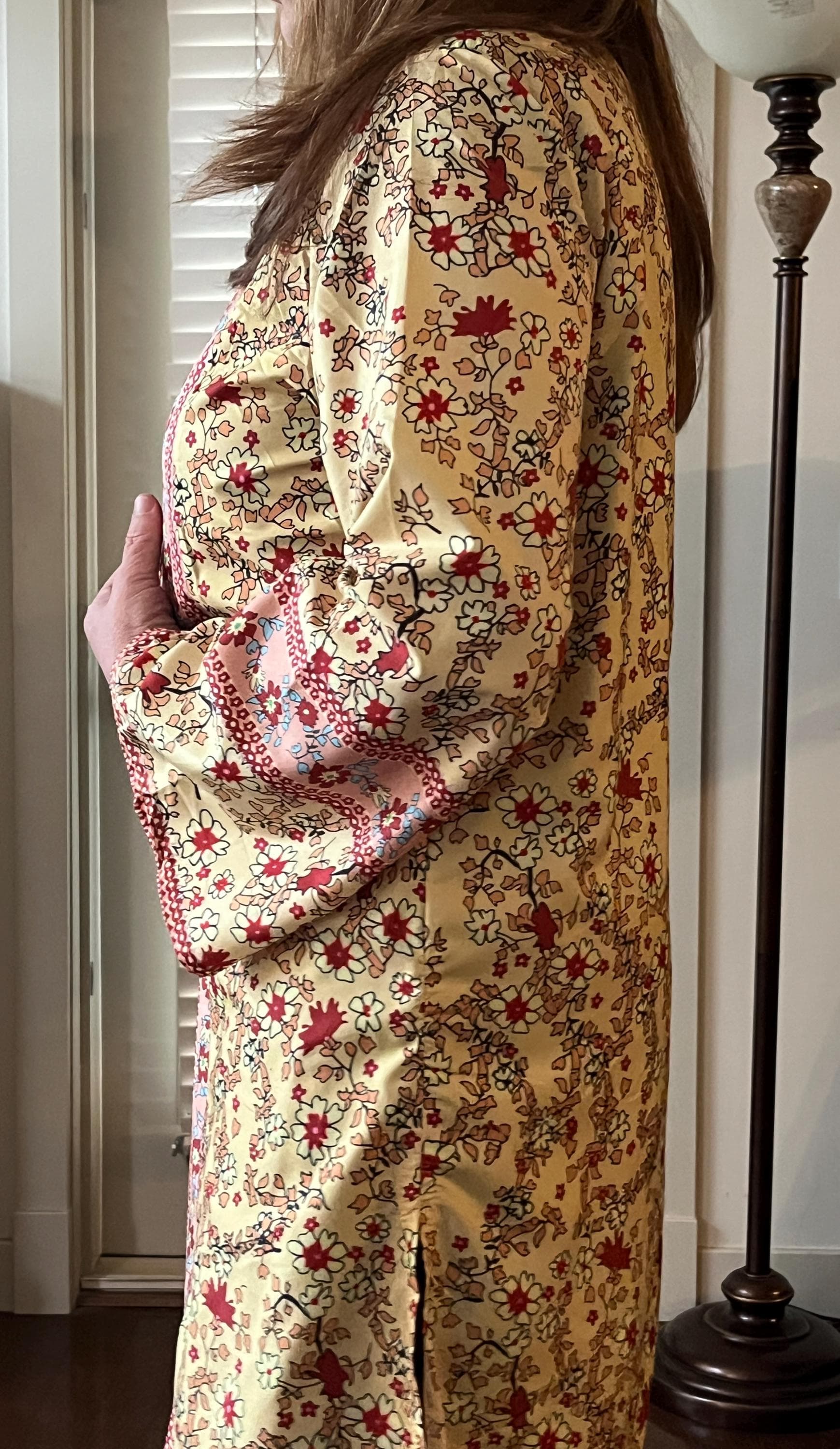 White and pink Open Kimono - image 5