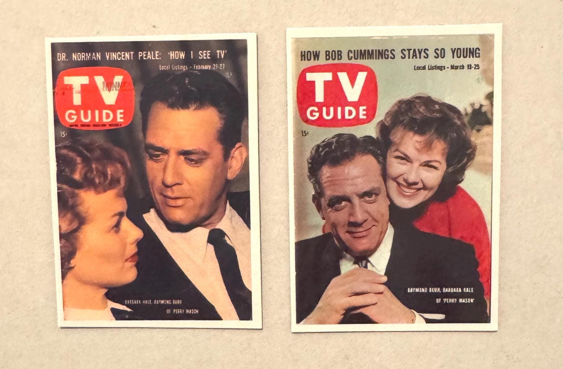 Perry Mason TV Show Jigsaw Puzzle, Perry Mason TV Guide Puzzle, Perry Mason Magnet, Perry Mason, Raymond Burr, Barbara Hale - image 5