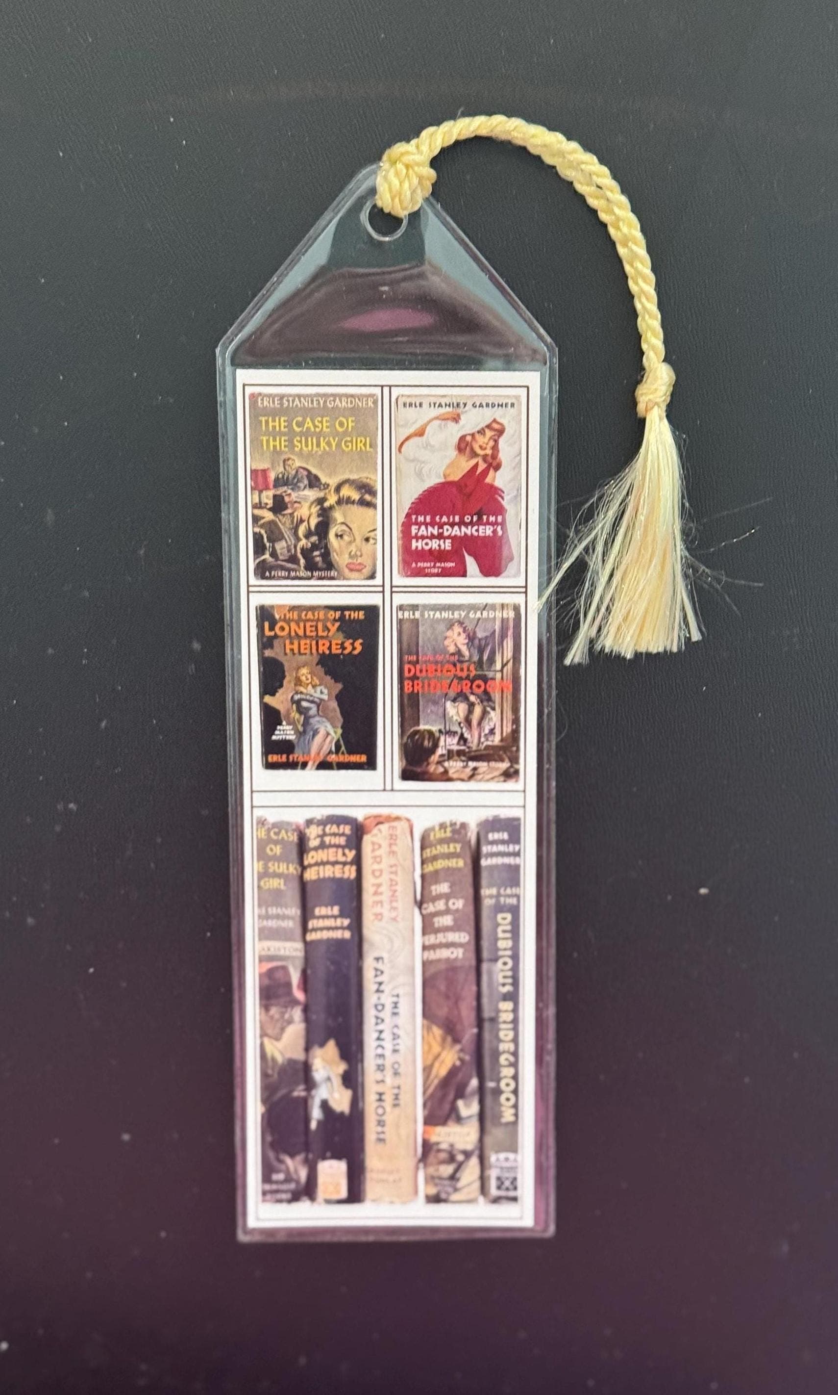 Perry Mason Bookmark: Vintage Book Cover Art, Erle Stanley Gardner - image 4