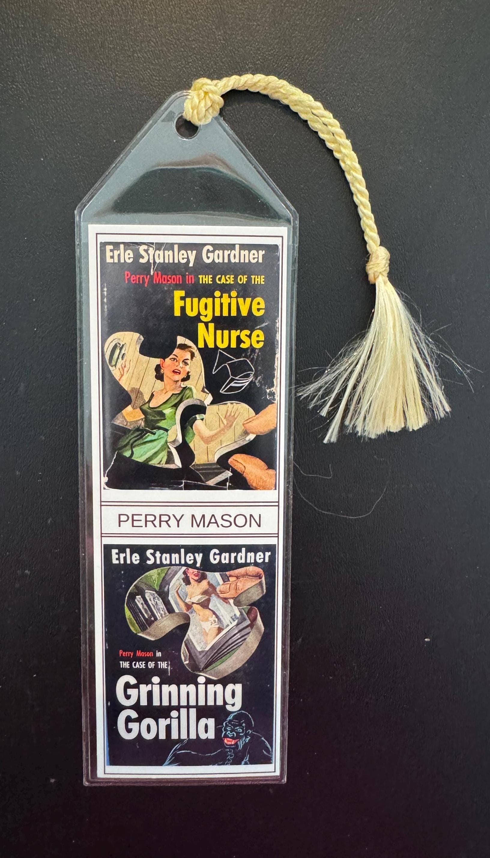Perry Mason Bookmark: Vintage Book Cover Art, Erle Stanley Gardner - image 3