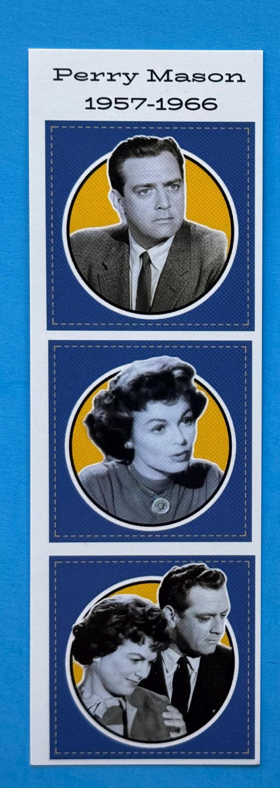 Perry Mason Bookmark Set: Raymond Burr & Barbara Hale, Lawyer Gift, Perry Mason Fan Gift - image 4