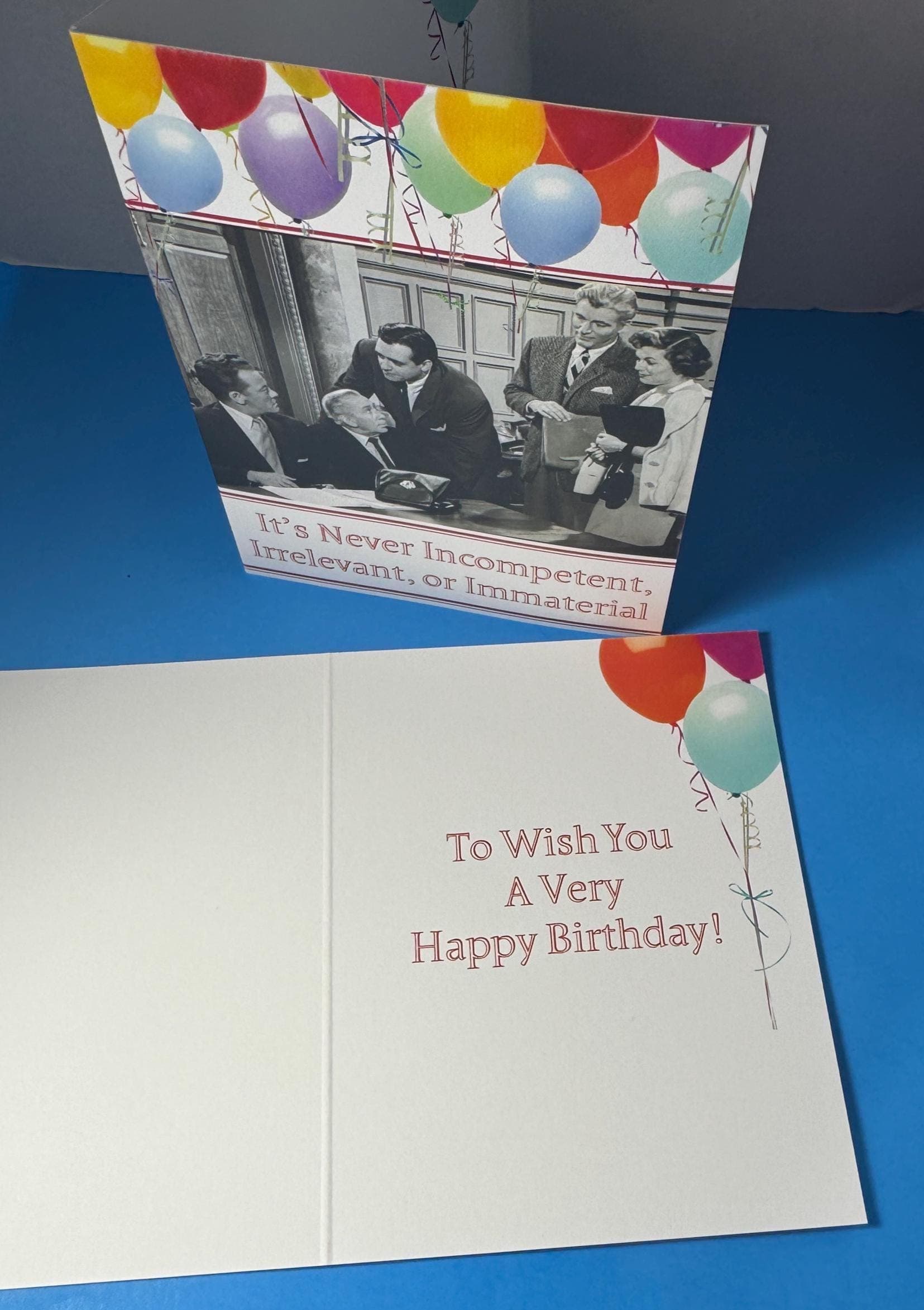 Perry Mason Birthday Card, Raymond Burr, Funny Perry Mason Greeting Card, Perry Mason Fan Gift - image 4