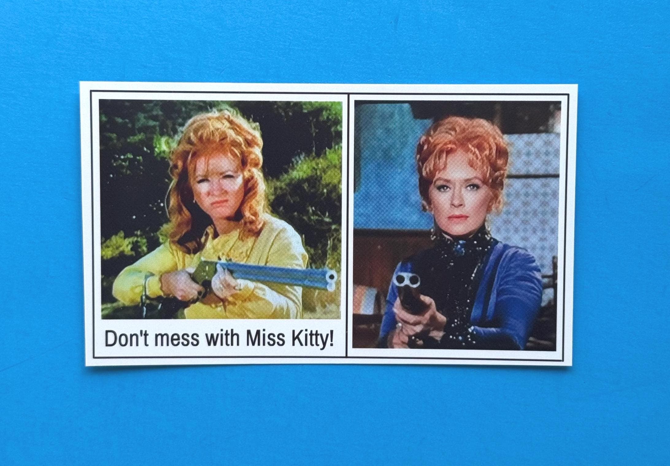 Miss Kitty Magnet: Gunsmoke TV Western Fan Art