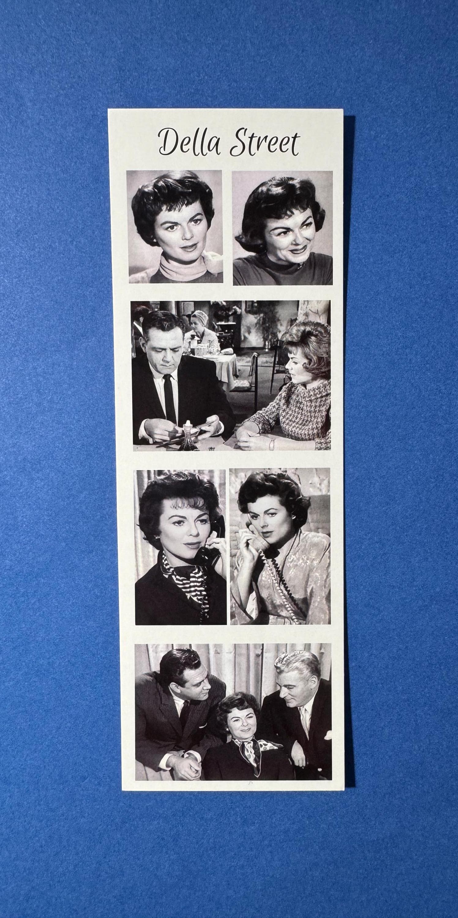 Perry Mason, Della Street Bookmark, Della Street Bookmark and Magnet Set, Barbara Hale, Perry Mason Fan Gift - image 3