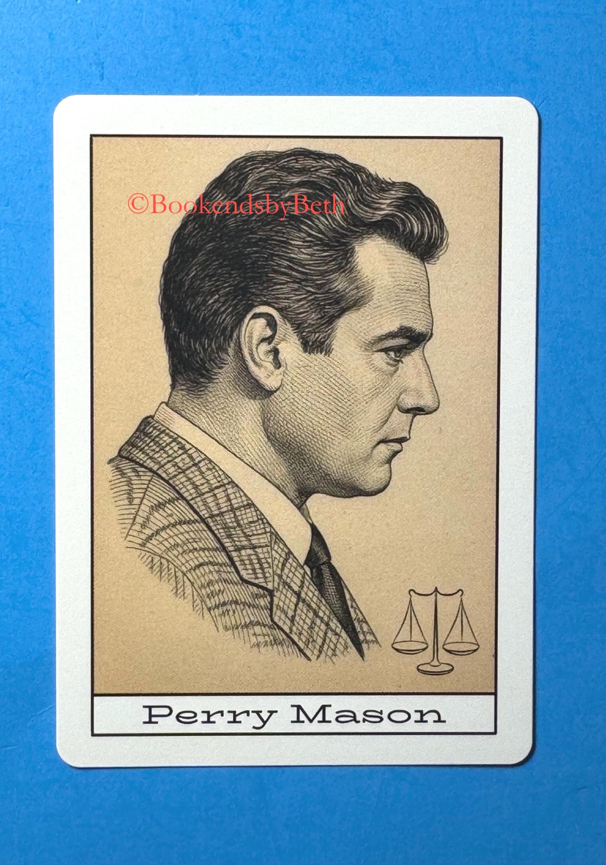 Perry Mason Card Deck, Raymond Burr, Perry Mason Fan Gift, Classic TV Playing Cards, Perry Mason TV, - image 3