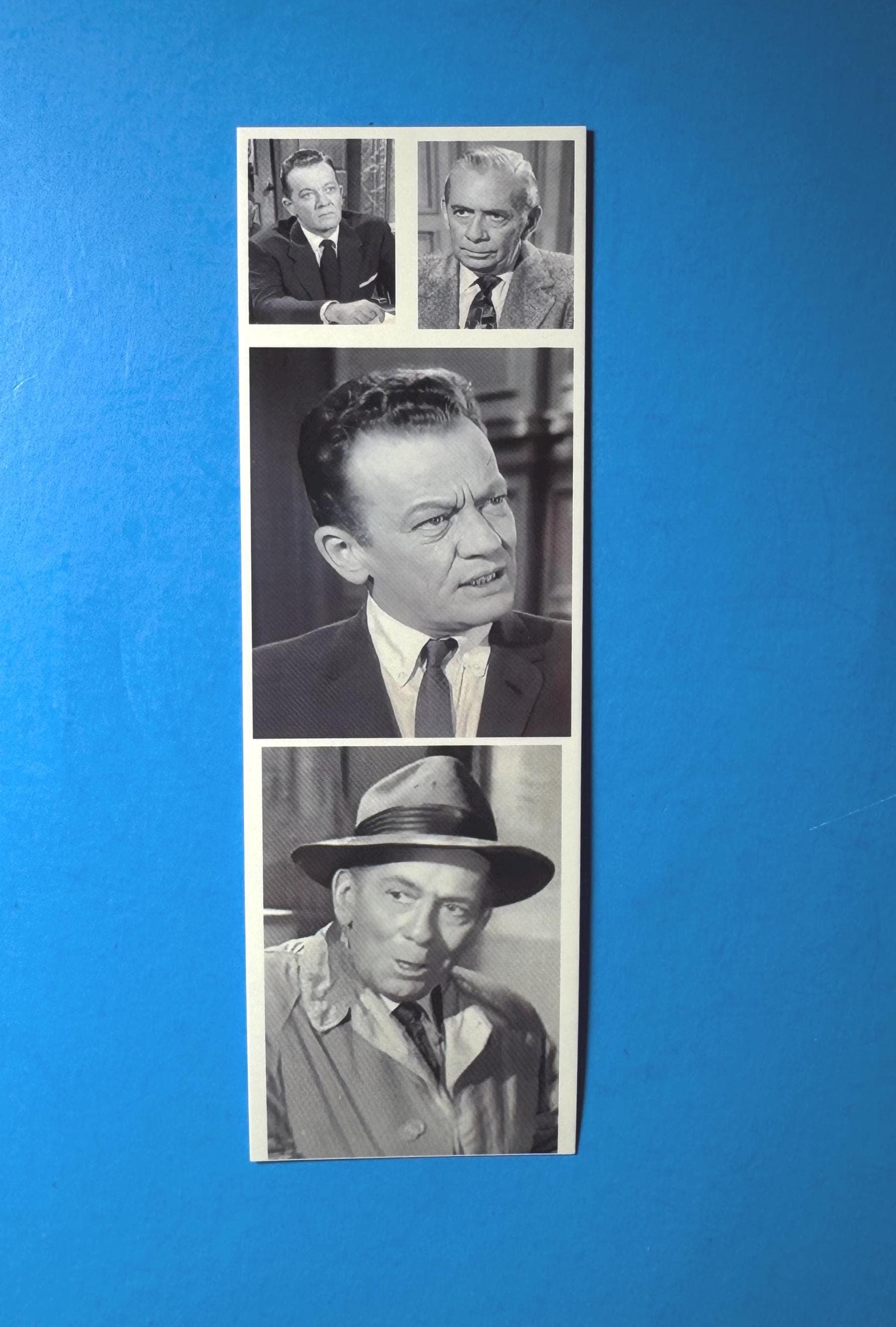 Perry Mason Bookmark Set, Hamilton Burger,  Lt. Tragg Fan Gift, Ray Collins, Lt. Tragg Bookmark, Perry Mason, Raymond Burr - image 4
