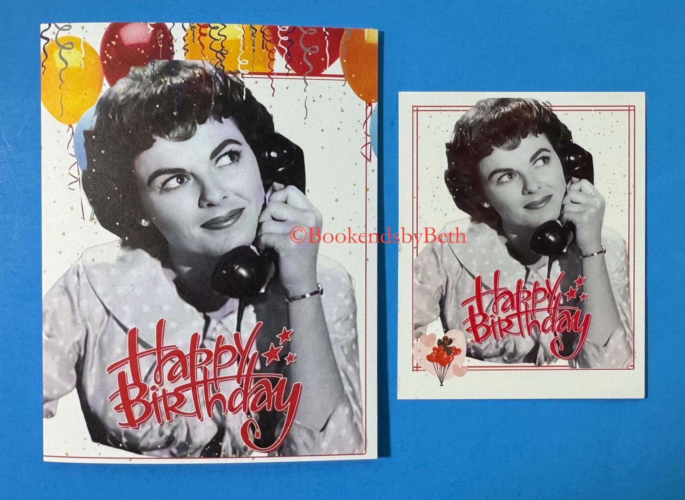 Perry Mason Birthday Card & Magnet Set: Della Street Fan - image 4