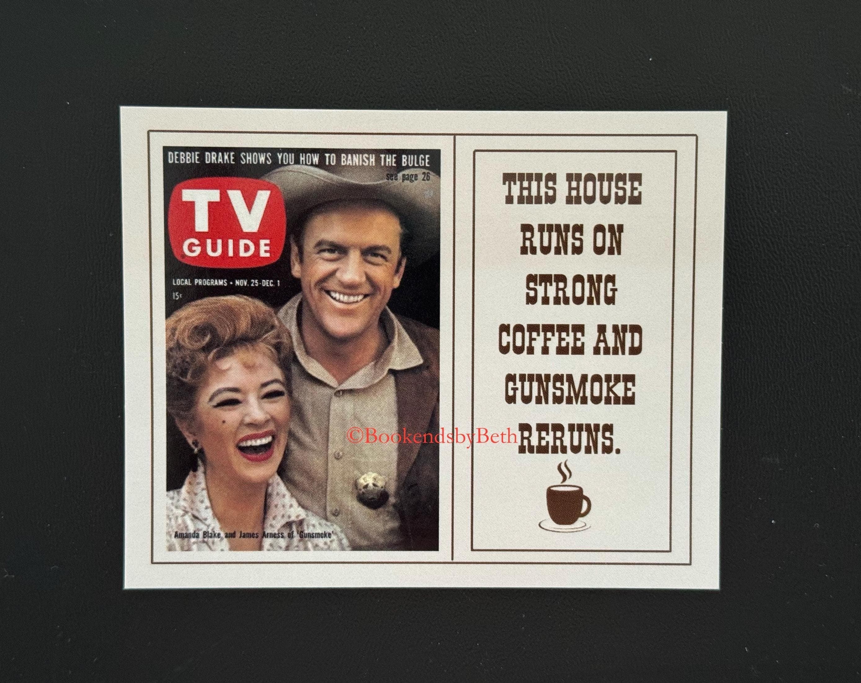 Gunsmoke TV Magnet: Matt & Kitty, Western TV Guide