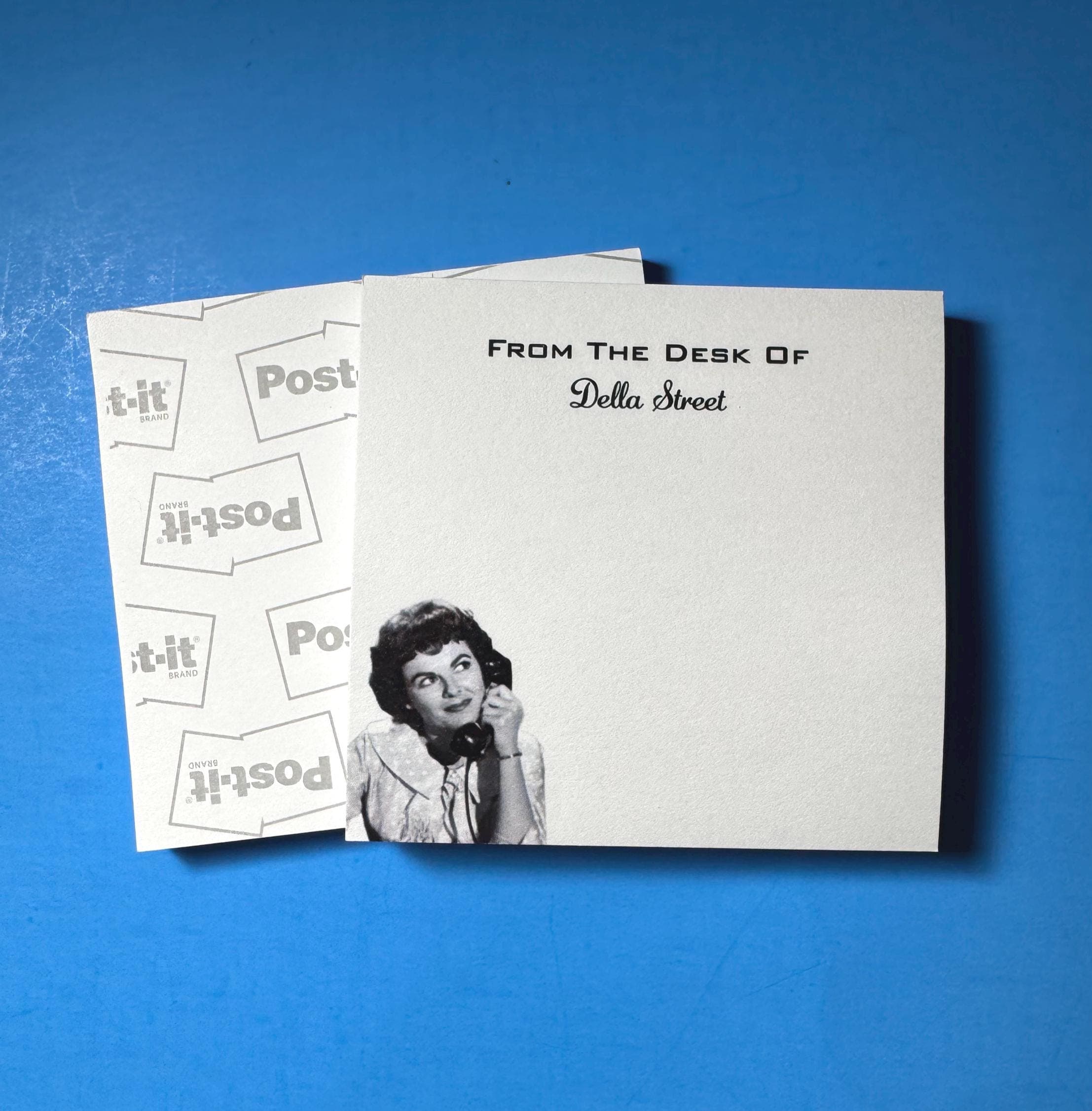 Perry Mason Post-It Notes, Della Street Post-It Notepad, Raymond Burr, Barbara Hale, Perry Mason Fan Gift, Perry Mason Sticky Notes