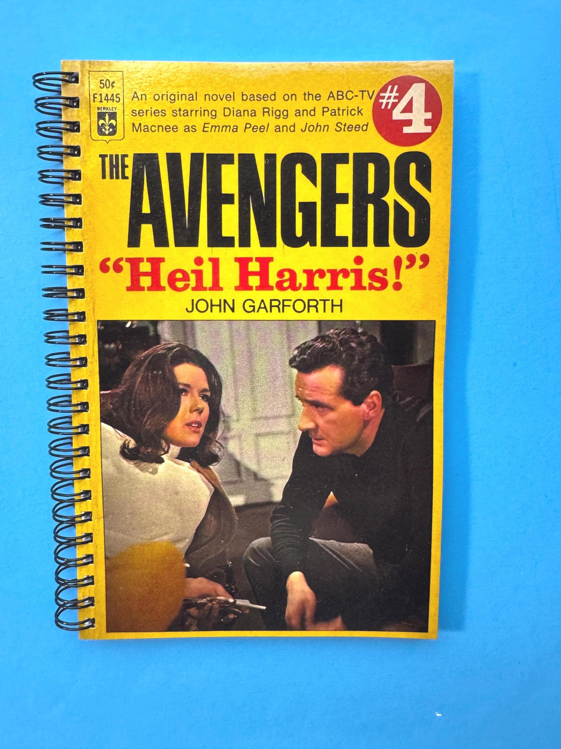Vintage Avengers Notebook and Bookmark Set: Steed & Peel TV Series - image 4