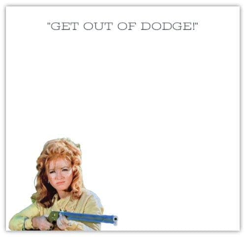 Gunsmoke, Miss Kitty Post-It Notepad, Amanda Blake, Gunsmoke TV Western,