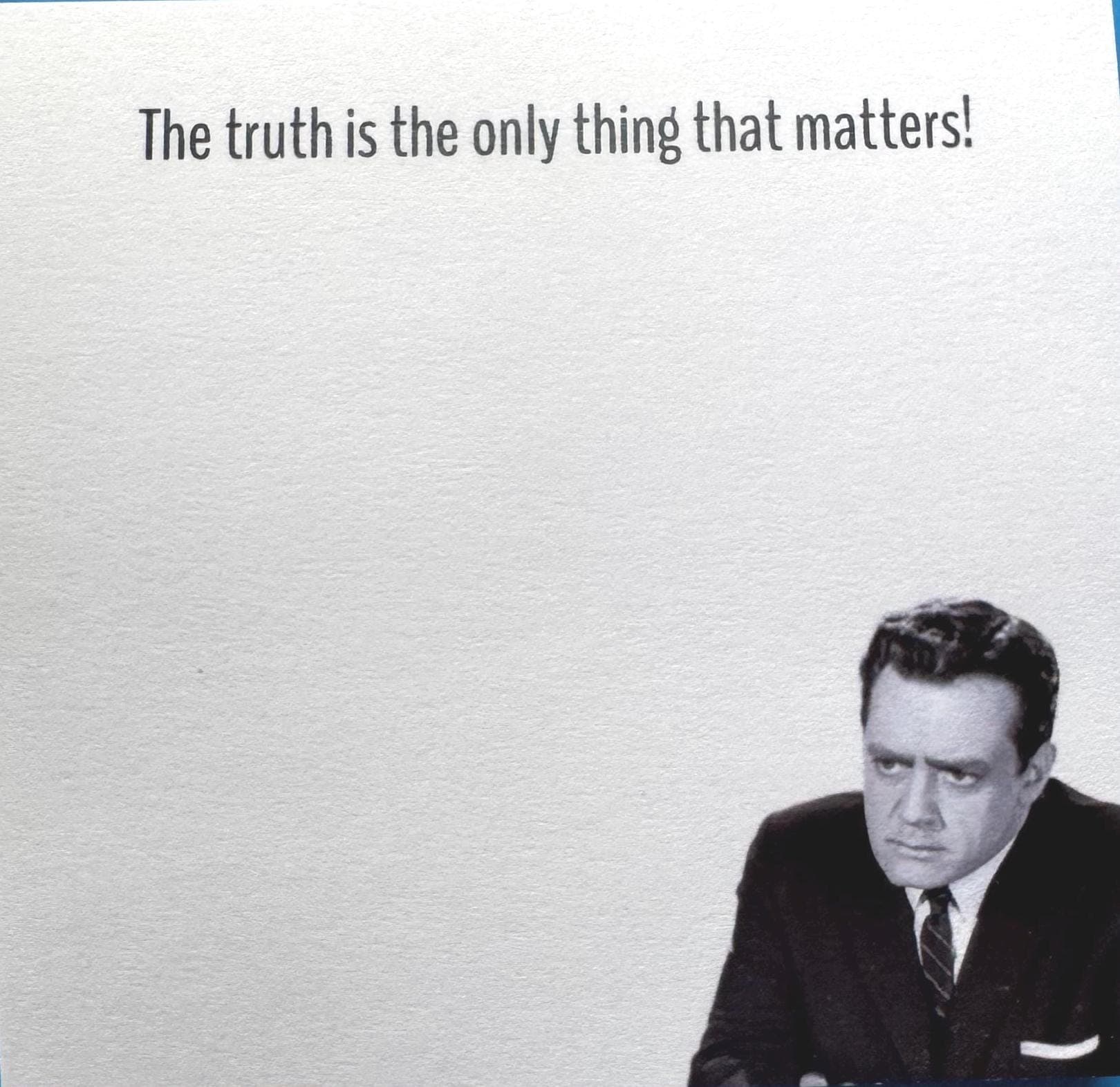 Perry Mason Post-It Notepad, Perry Mason Quote, Raymond Burr, Perry Mason Fan Gift - image 4