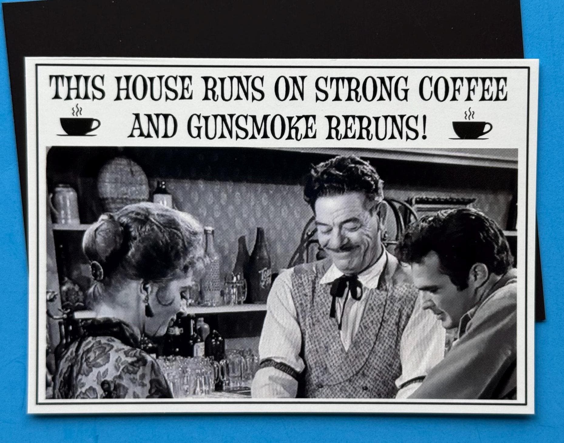 Gunsmoke Magnet: Miss Kitty, Sam & Quint - Coffee and Reruns - image 4