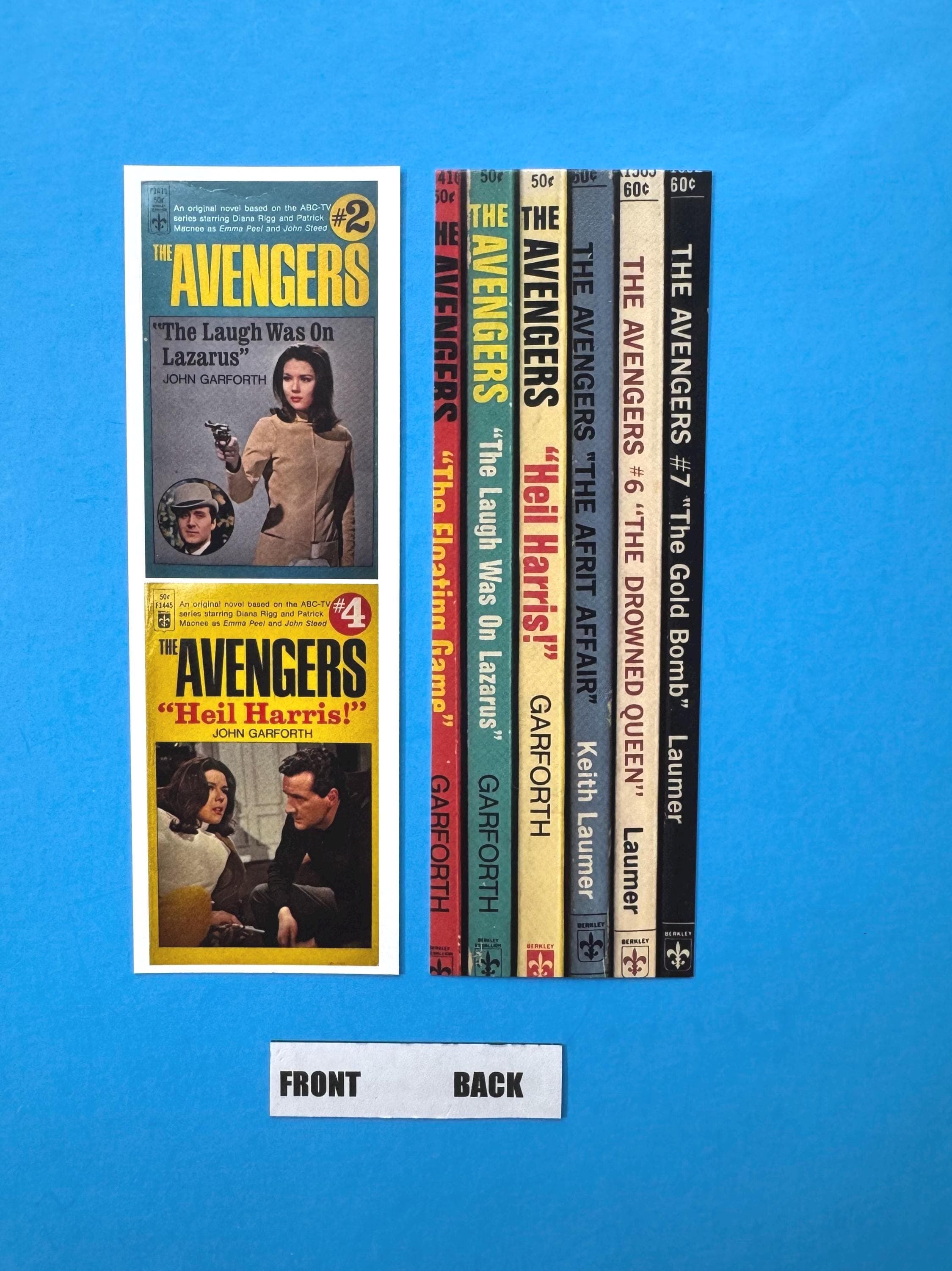 Vintage Avengers Notebook and Bookmark Set: Steed & Peel TV Series - image 5