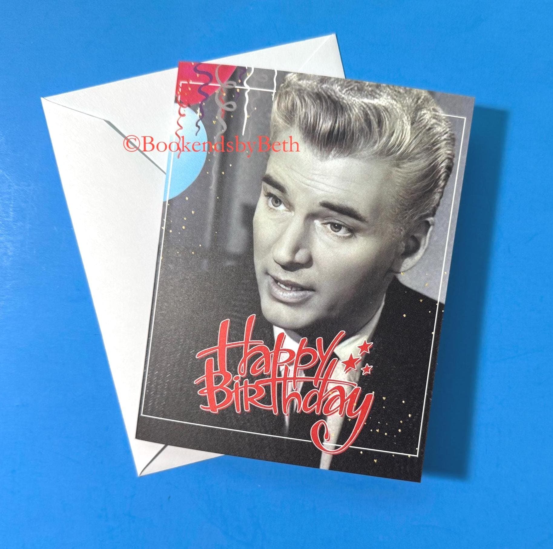 Perry Mason Birthday Card, William Hopper, Paul Drake Detective Birthday Card,  Happy Birthday Card - image 3