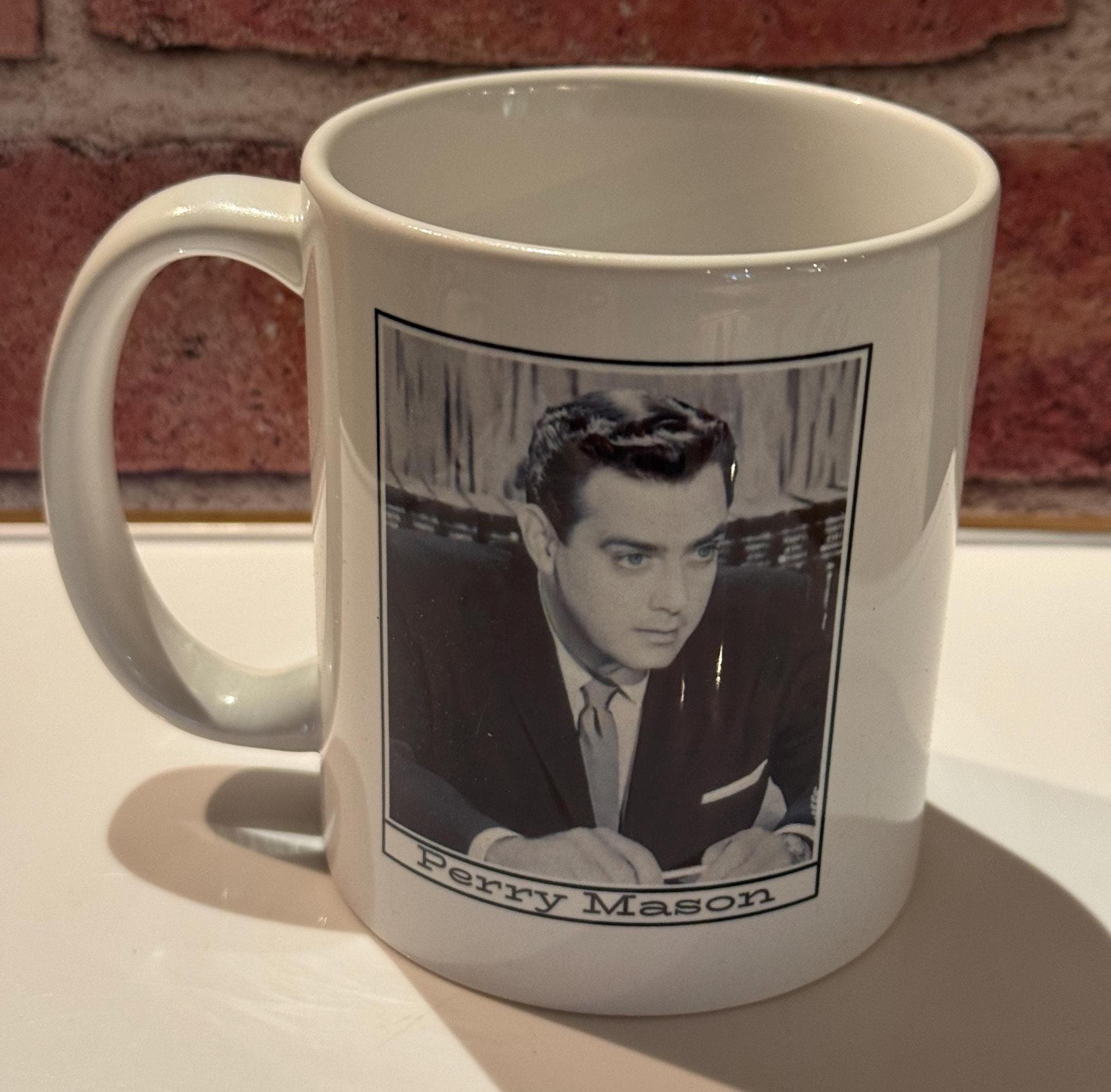 Perry Mason Mug & Coaster Set, Raymond Burr, Perry Mason Fan Gift - image 4