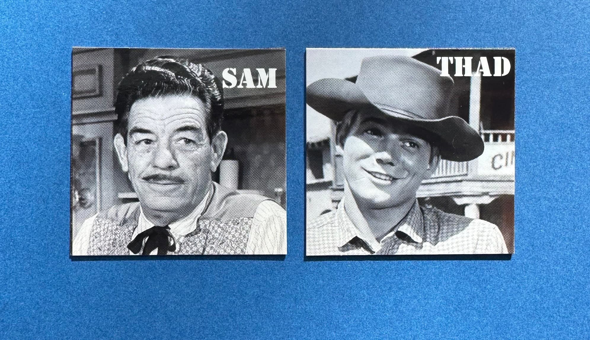 Gunsmoke Cast Magnet Set, Festus, Doc, Chester,  TV Westerns, Gunsmoke Fan Gift,  Dodge City, - image 5
