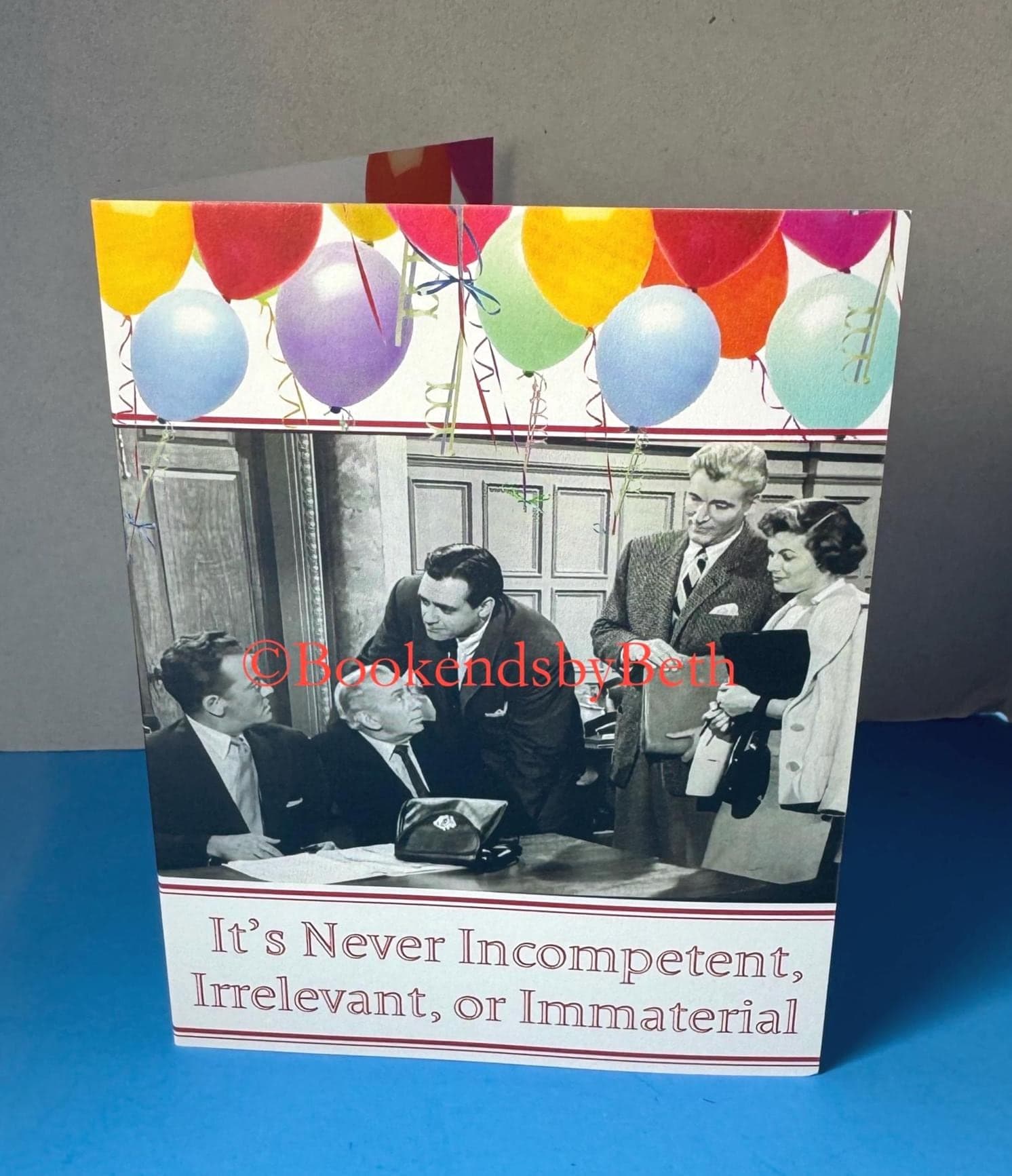Perry Mason Birthday Card, Raymond Burr, Funny Perry Mason Greeting Card, Perry Mason Fan Gift