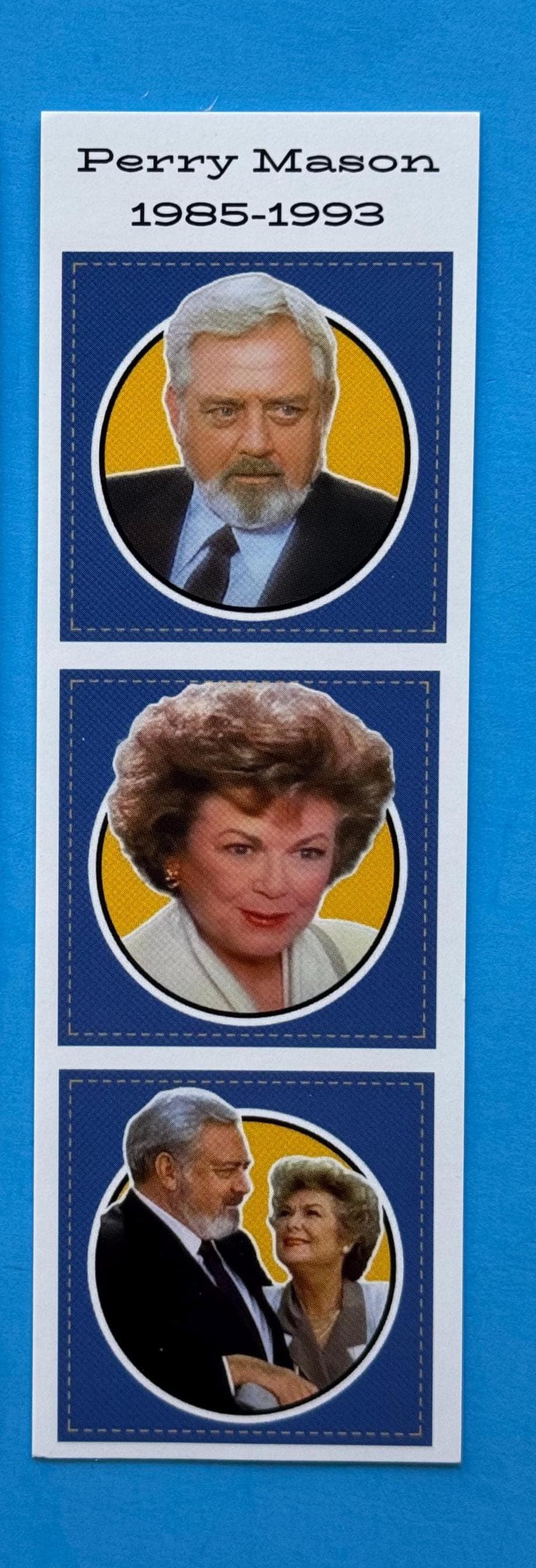 Perry Mason Bookmark Set: Raymond Burr & Barbara Hale, Lawyer Gift, Perry Mason Fan Gift - image 5