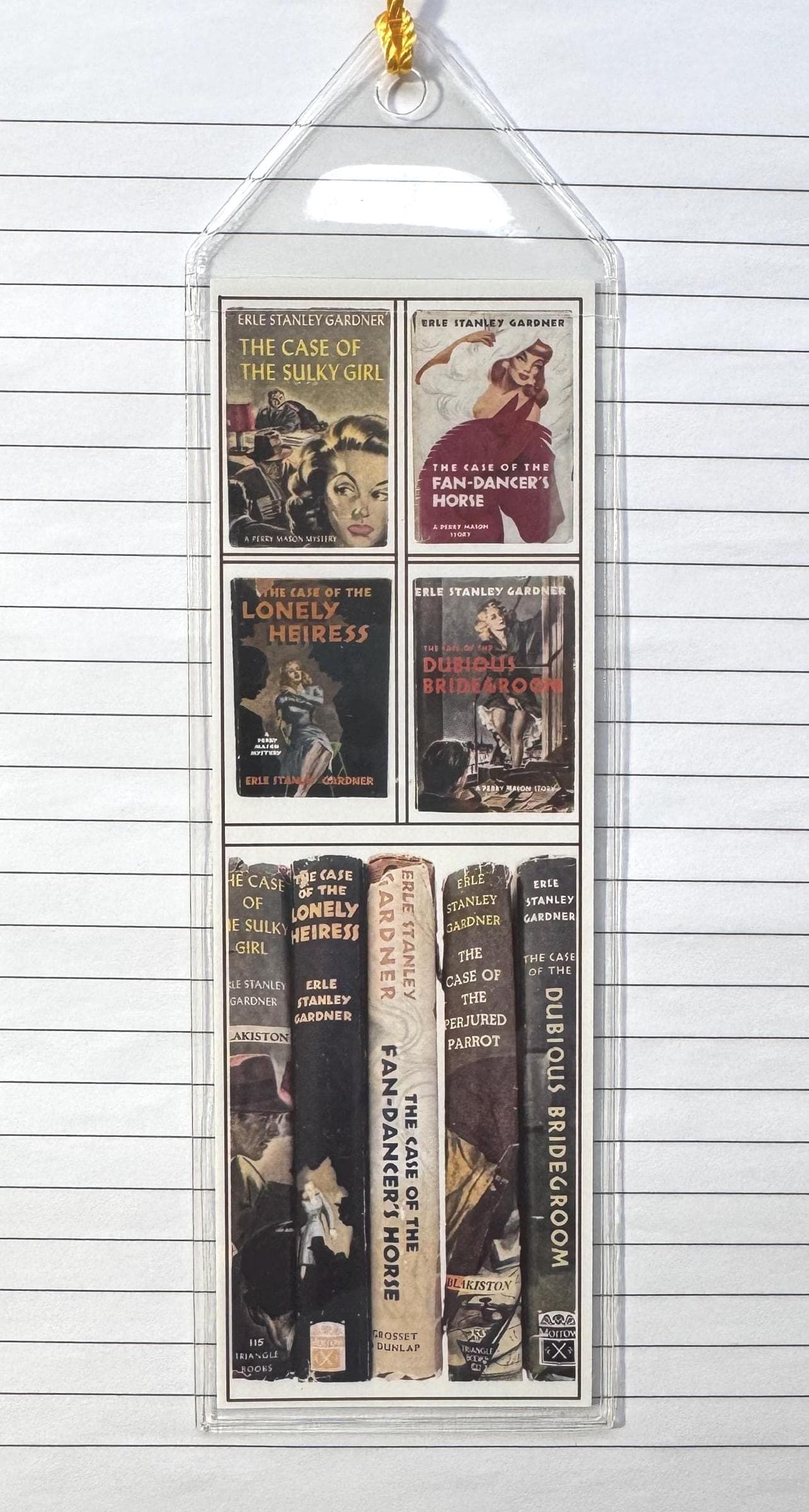 Perry Mason 'Fugitive Nurse' Notebook with Bookmark - image 4