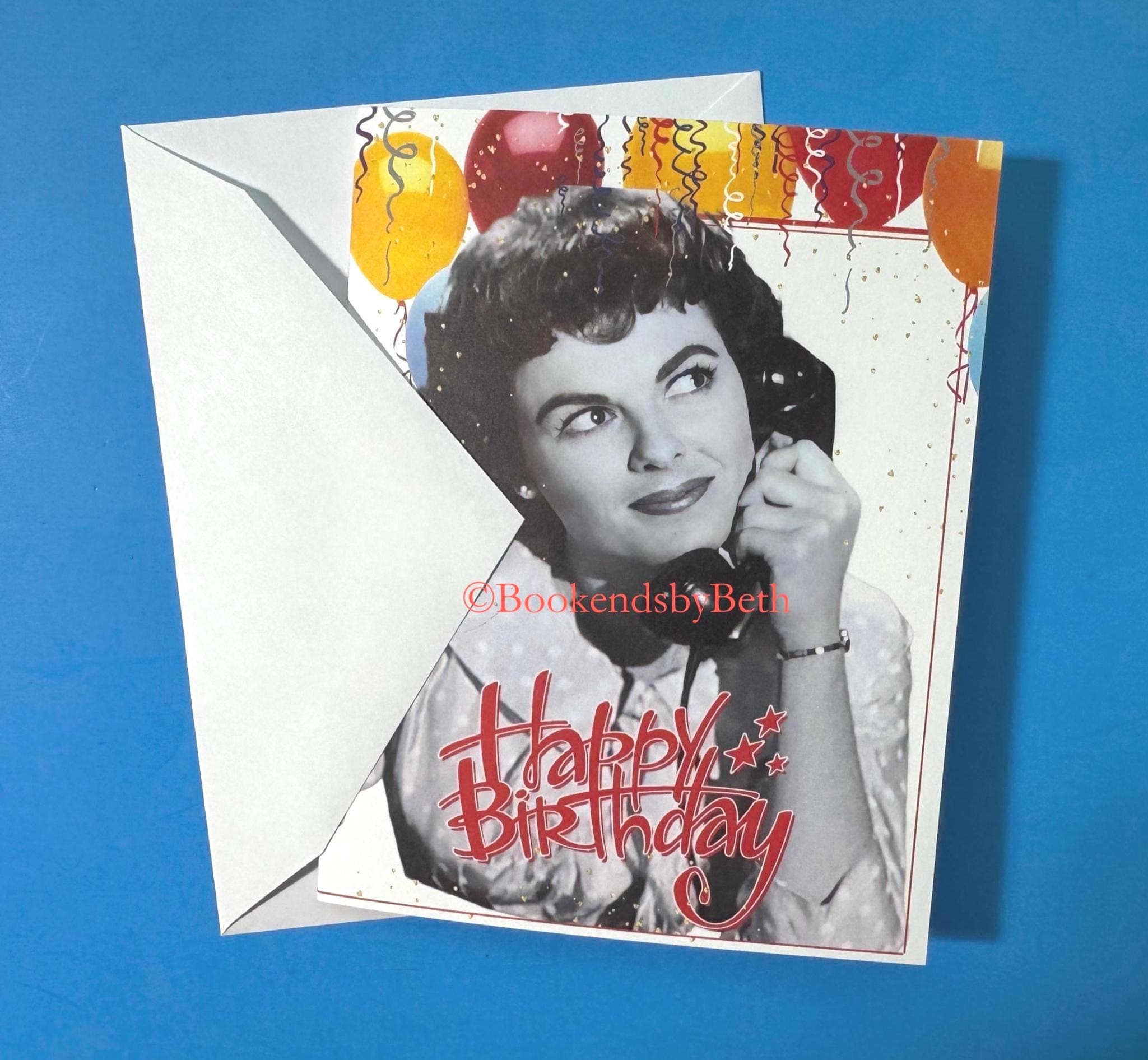 Perry Mason Birthday Card & Magnet Set: Della Street Fan