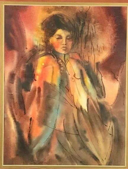 OHIO Artist Painting Joan Ashley Rothermel (1930 - 2012)