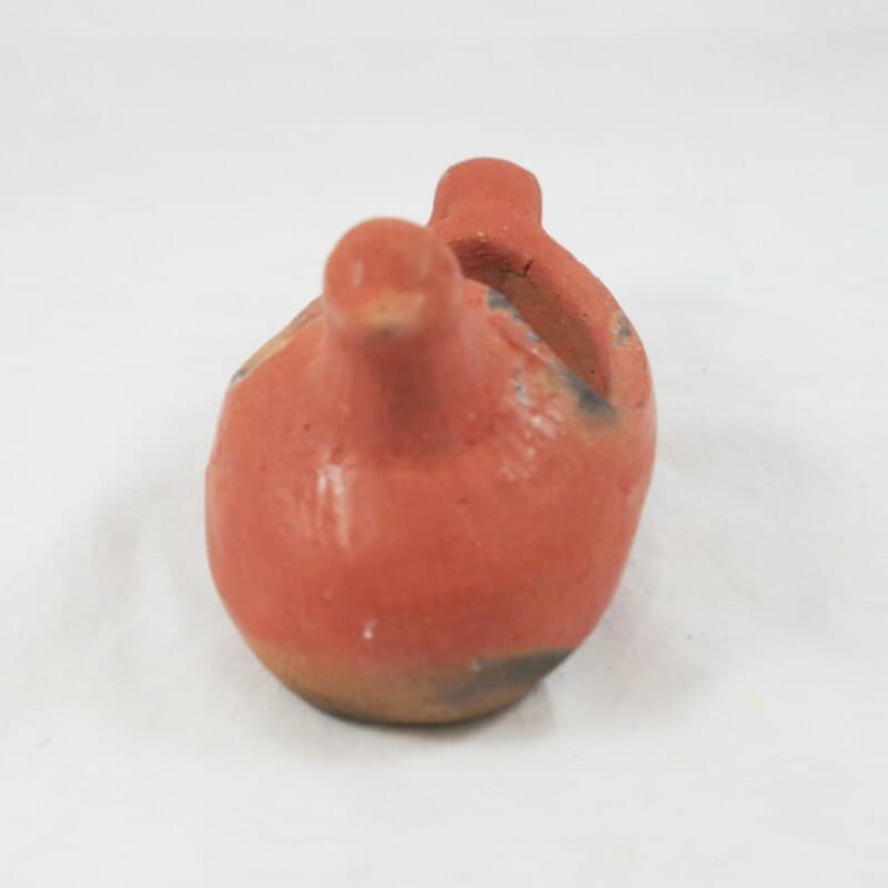 Native American Pottery Navajo Traditional Native American Animal Effigy Pottery Red Clay Duck Effigy Bowl Pot Pueblo Pottery - image 4