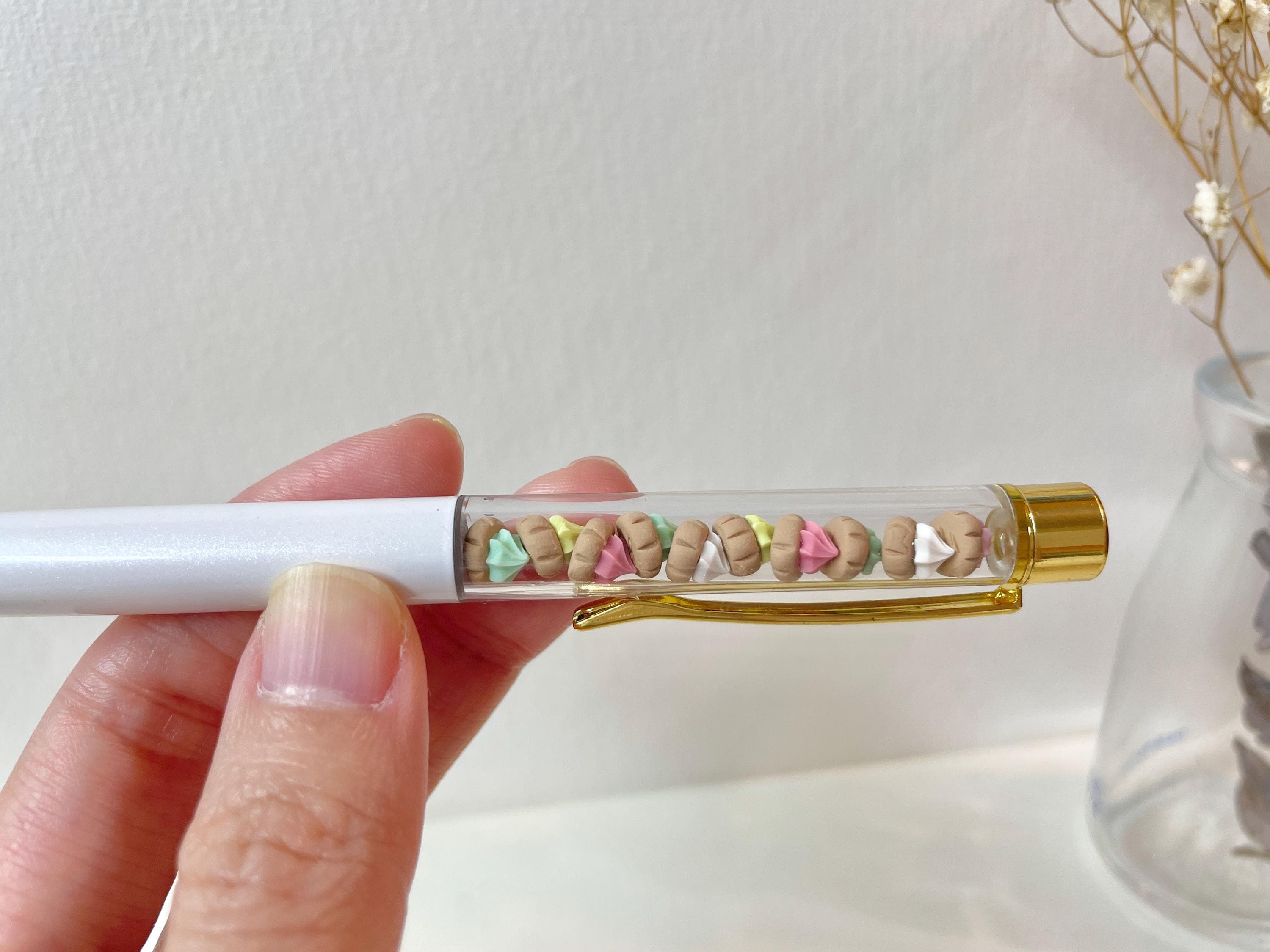 Jewel Gem Biscuit Shaker Ball Point Pen (Handmade by Donuthings) - image 4