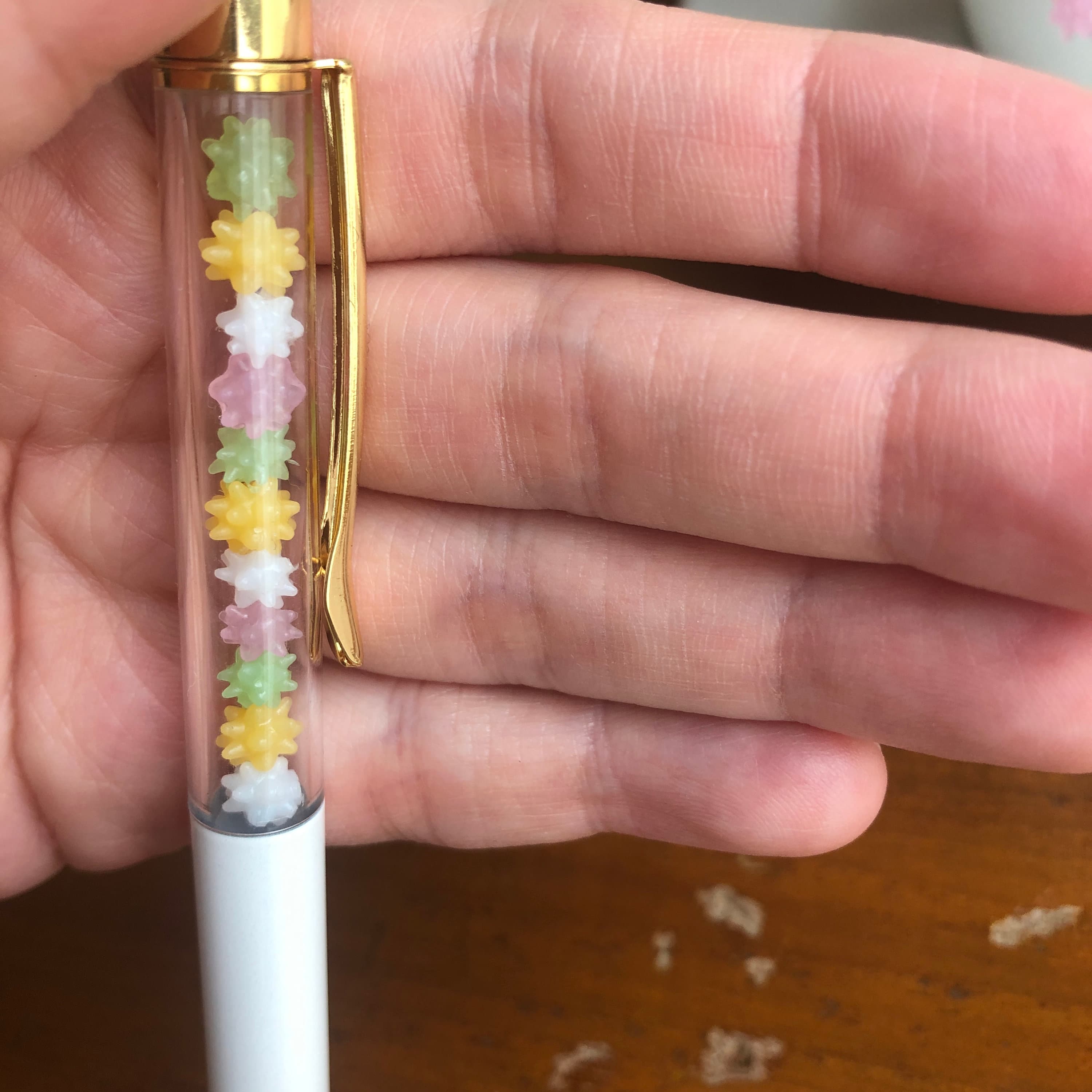 Star Fragments Shaker Ball Point Pen (Handmade by Donuthings) - image 4