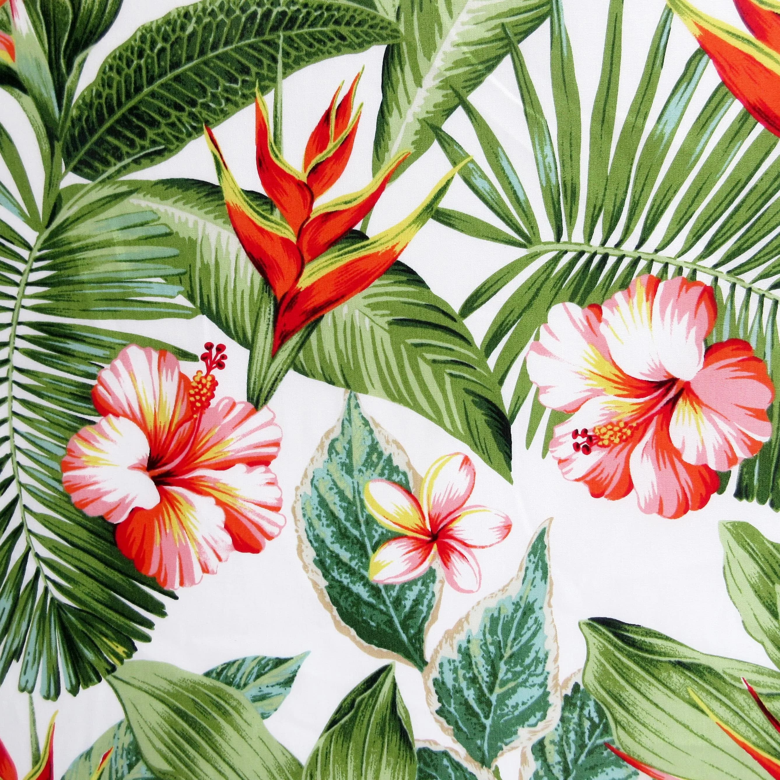 Fabric, Tropical Blossom Paradise on Cream, Hawaiian Floral, By the Yard - image 5