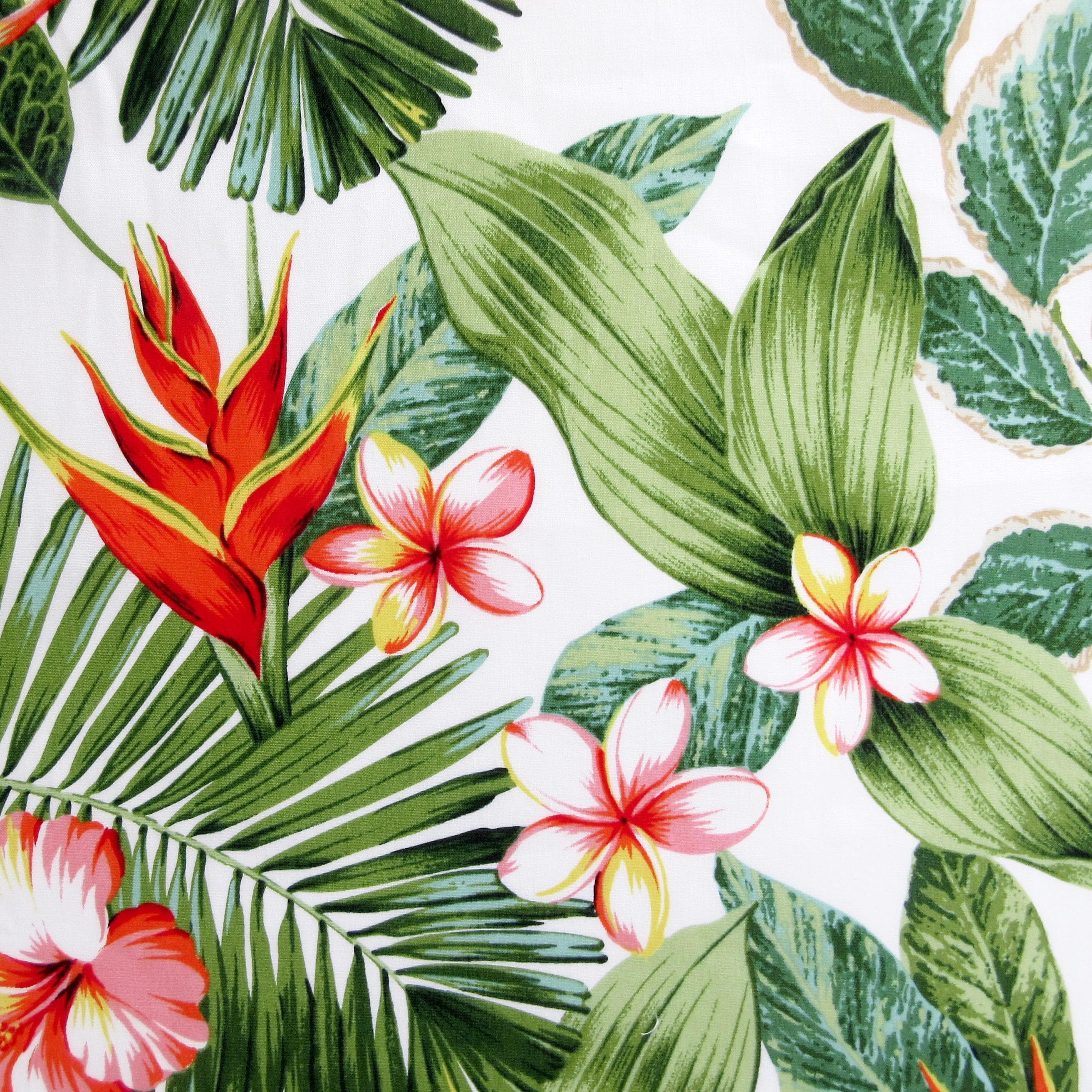 Fabric, Tropical Blossom Paradise on Cream, Hawaiian Floral, By the Yard - image 4