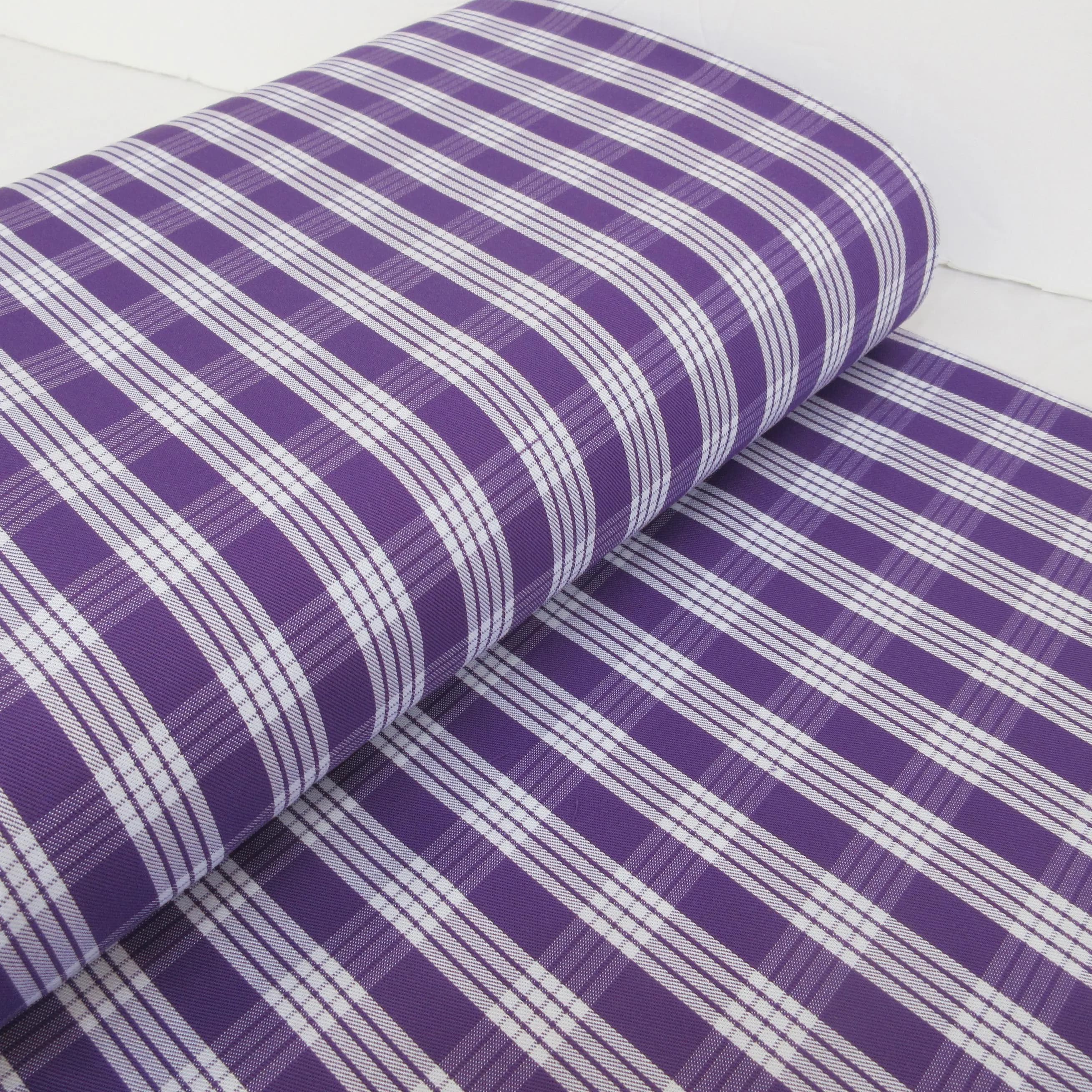 Fabric, Purple Yarn Dyed Palaka Hawaiian Plaid, 100% Cotton Woven, By the Half or Full Yard - image 5