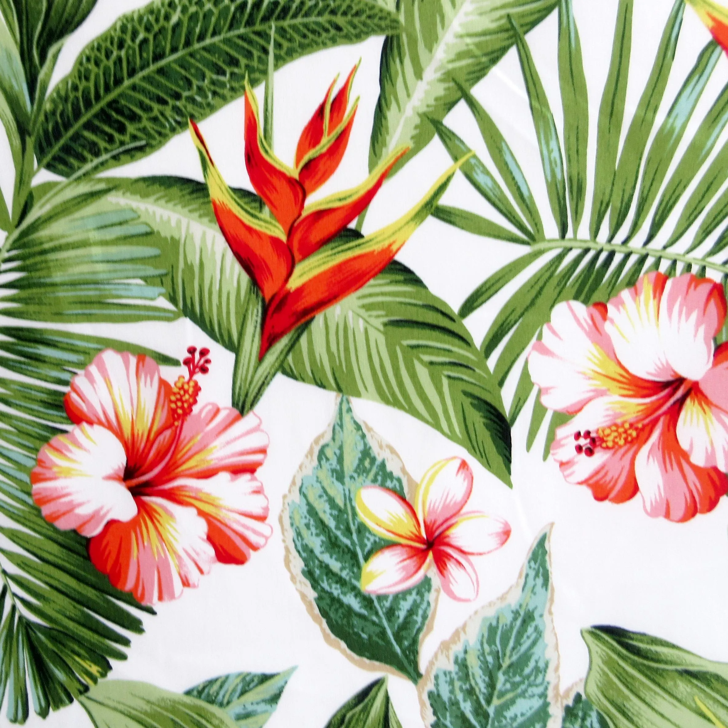 Fabric, Tropical Blossom Paradise on Cream, Hawaiian Floral, By the Yard - image 3