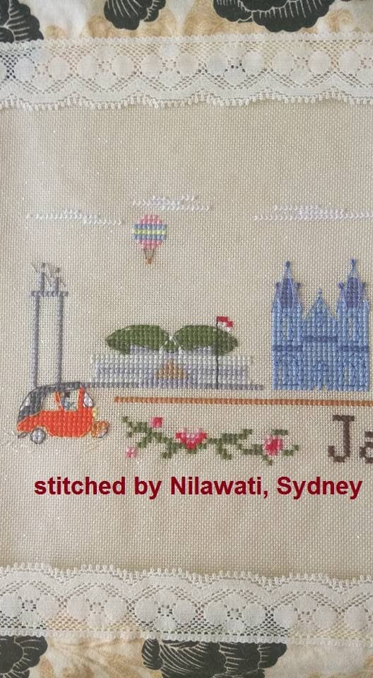 Jakarta Jaya Raya - Jakarta Landmarks PDF Cross Stitch Chart - image 5