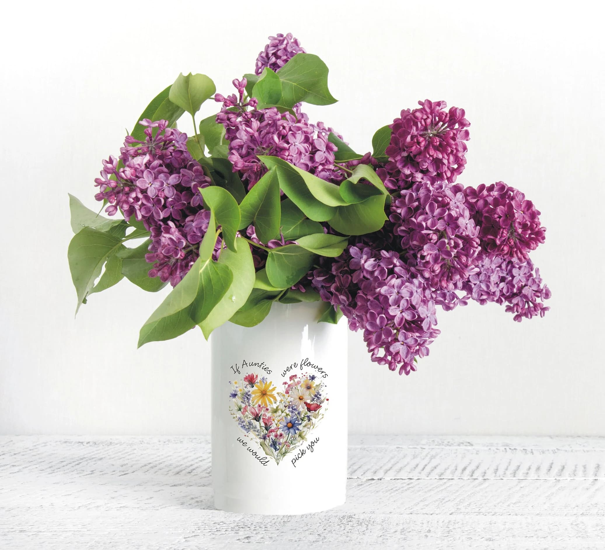 If Aunties Were Flowers We Would Pick You Personalised Vase Gift For A Special Aunty, Aunty Birthday Gift From Nephew or Niece - image 4