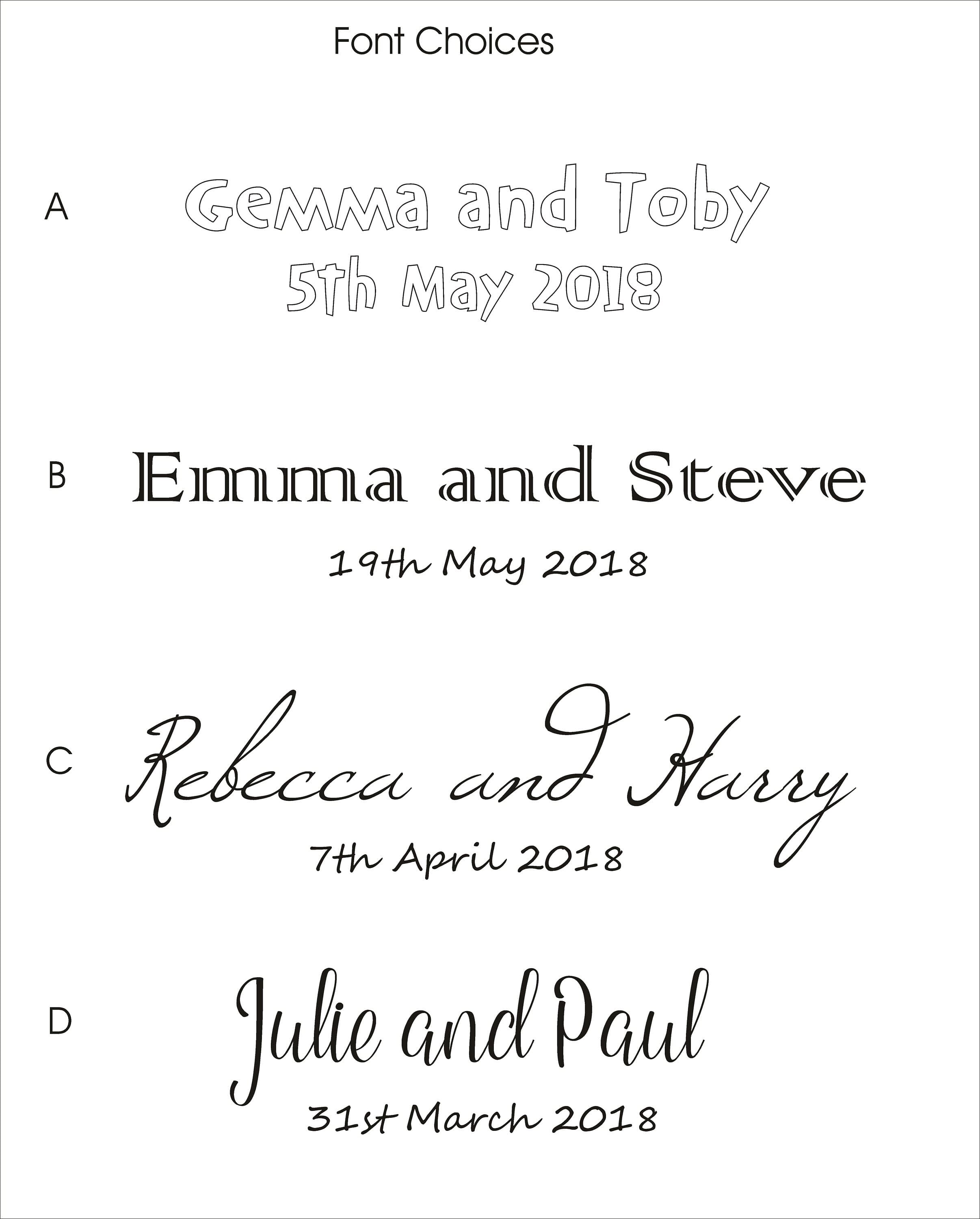 Wedding Fingerprint Tree With Squirrels - Large A3+ Entwined Trees with 2 inkpads - Guest Book Alternative - Bride and Groom Keepsake - image 4