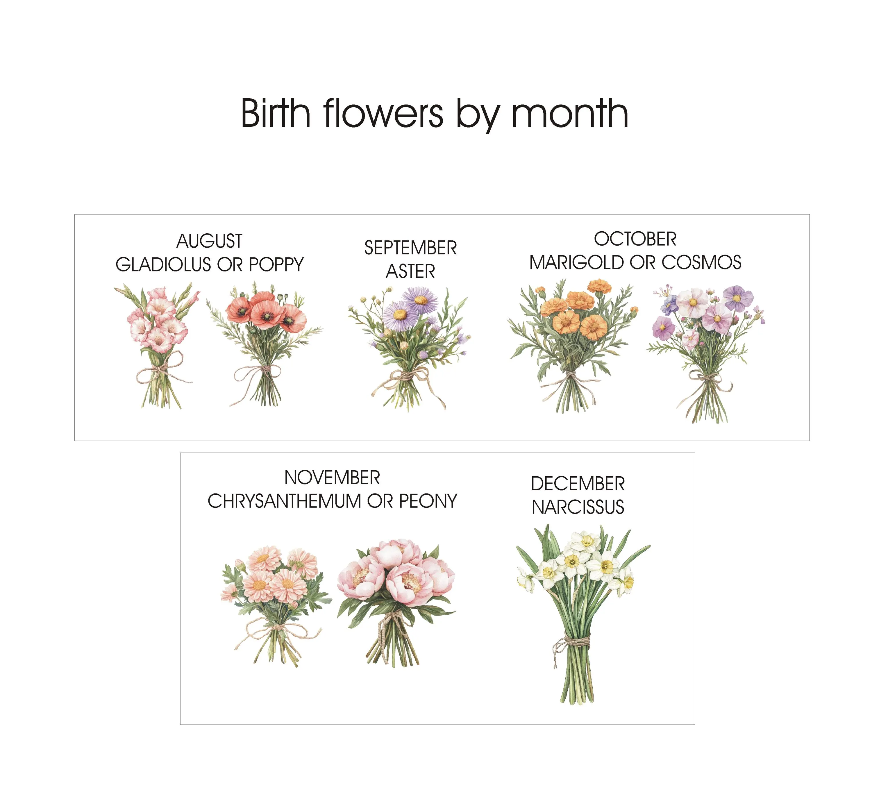 Personalised Birth Flower Jug Vase For A 40th Milestone Birthday - Unique  40th Birthday Gift for Sister, Friend, Mum, Auntie or Daughter - image 4