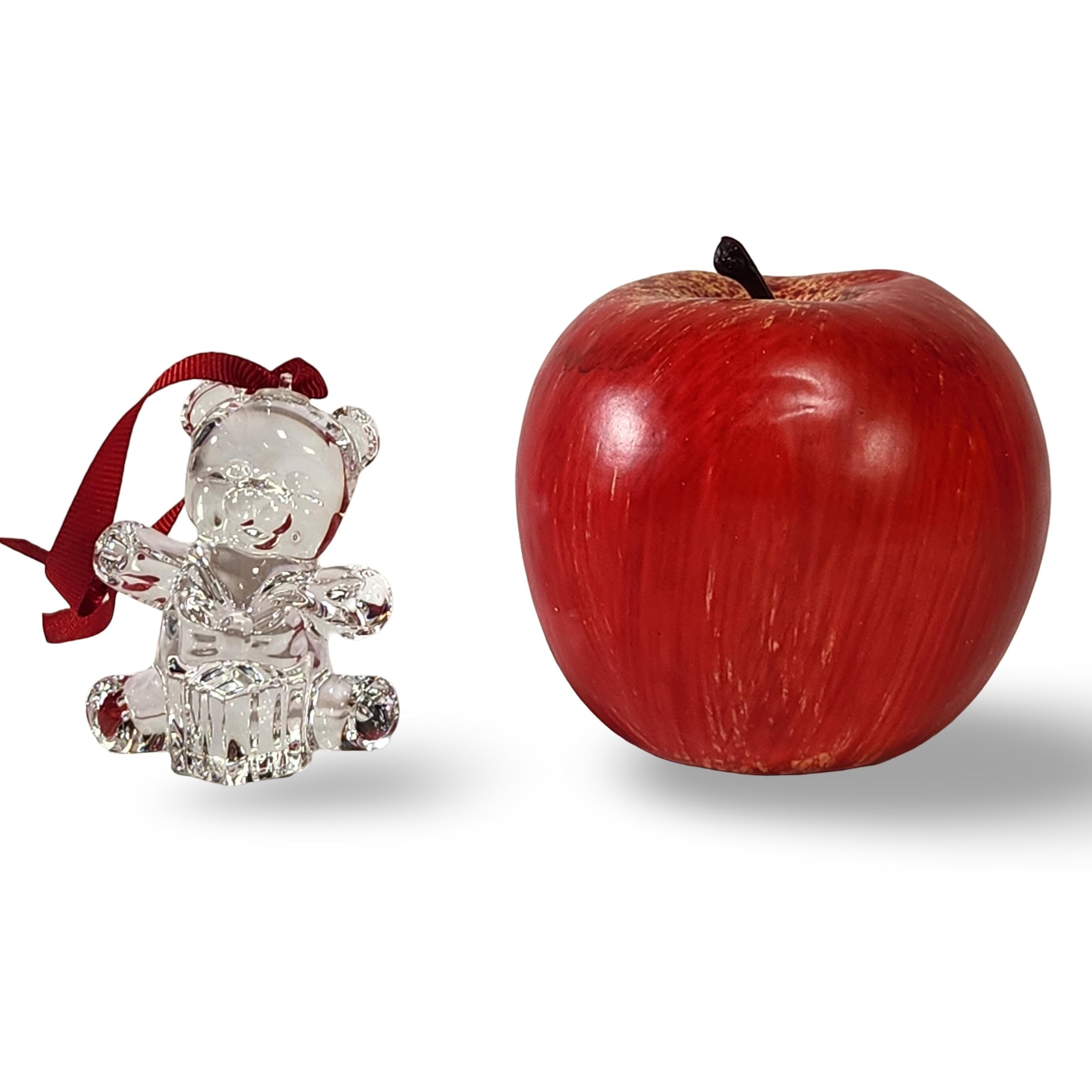 Waterford Marquis Crystal Teddy Bear Christmas Ornament - 1998 Ltd Ed 100th Anniversary Endearments Series - image 2