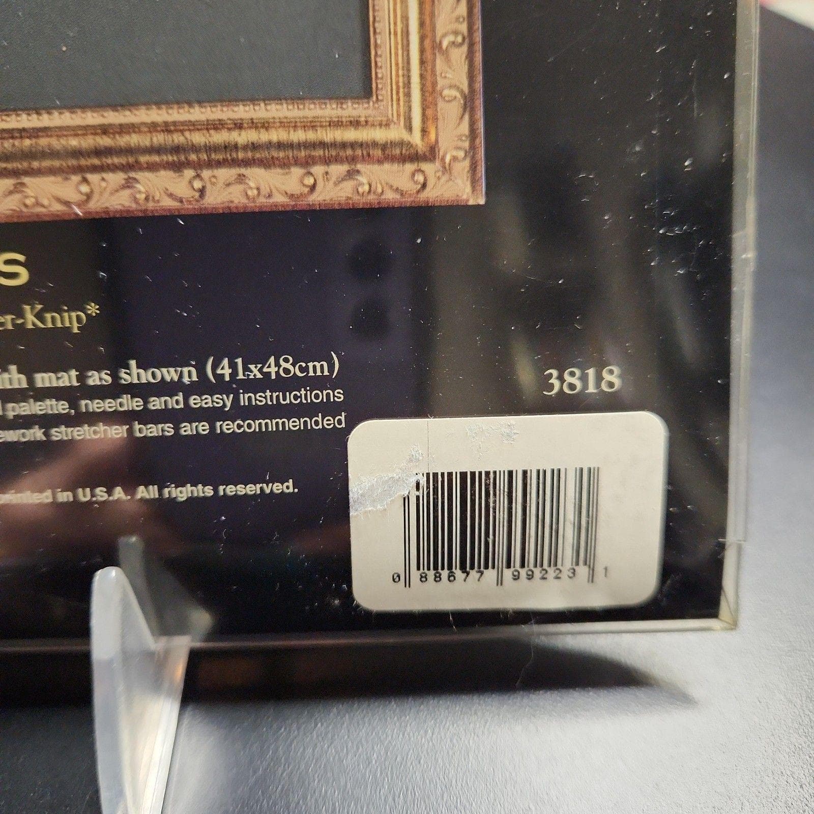 Dimensions Gold Collection Cross Stitch Kit 3818 - Captivating Felines - Vintage 1996 Sealed Cats Kittens Black Fabric - image 4