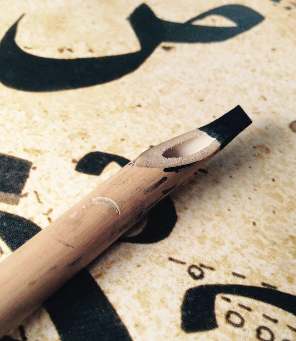 X1 Bamboo Reed Pen Qalam For Calligraphy