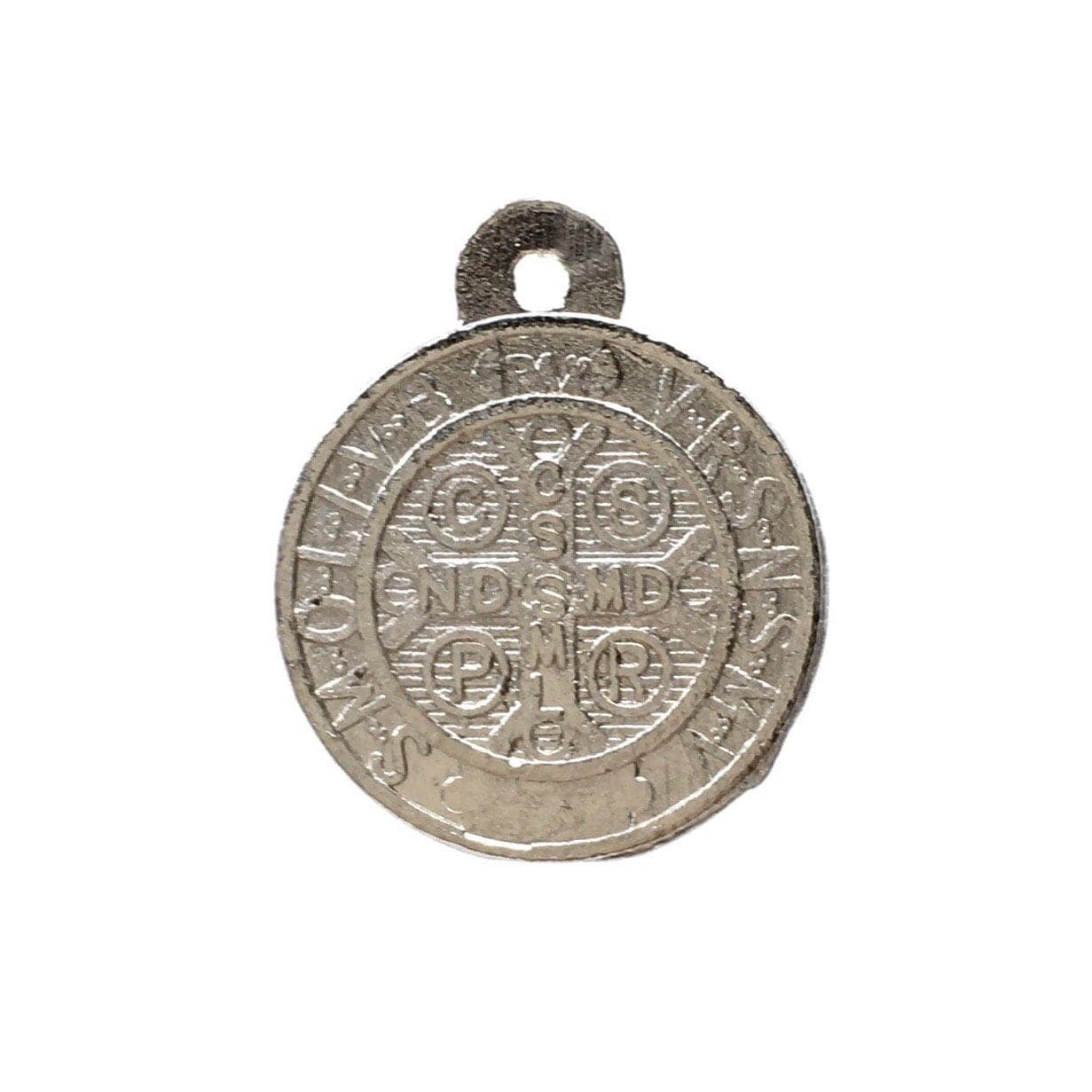 Saint Benedict Charm, St Benedict Pendant, Alloy Rhodium Charms, St Benedict Charm Pendant, Bellaire Wholesale, Bulk Buy, Religious, 15pcs - image 5