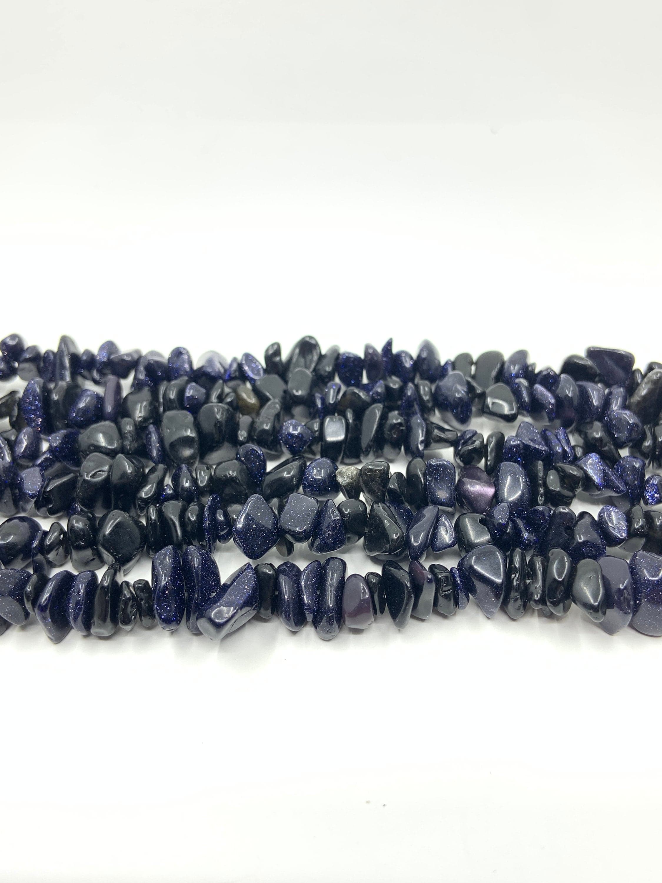 Semi precious sand stone chips beads